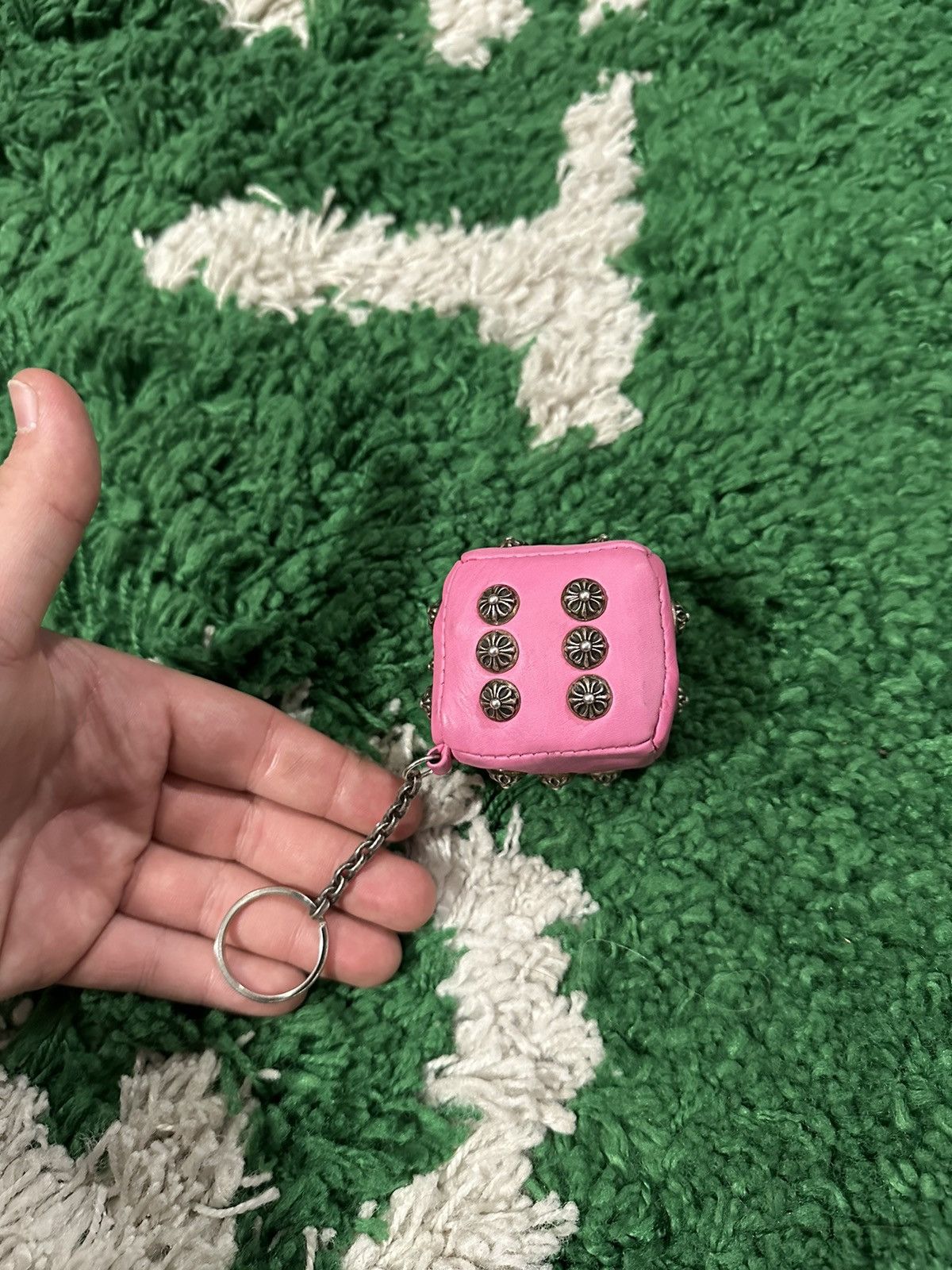 Chrome Hearts Chrome Hearts Pink Dice Paper Keychain Size ONE SIZE - 7 Thumbnail