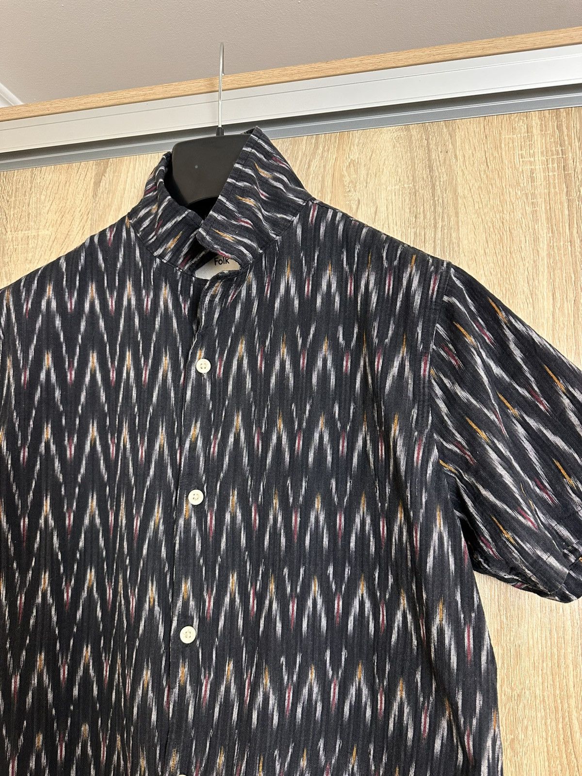 Folk 🔥 Folk Hawaiian Short Sleeve Button Up Shirt Art Print Size US M / EU 48-50 / 2 - 2 Thumbnail