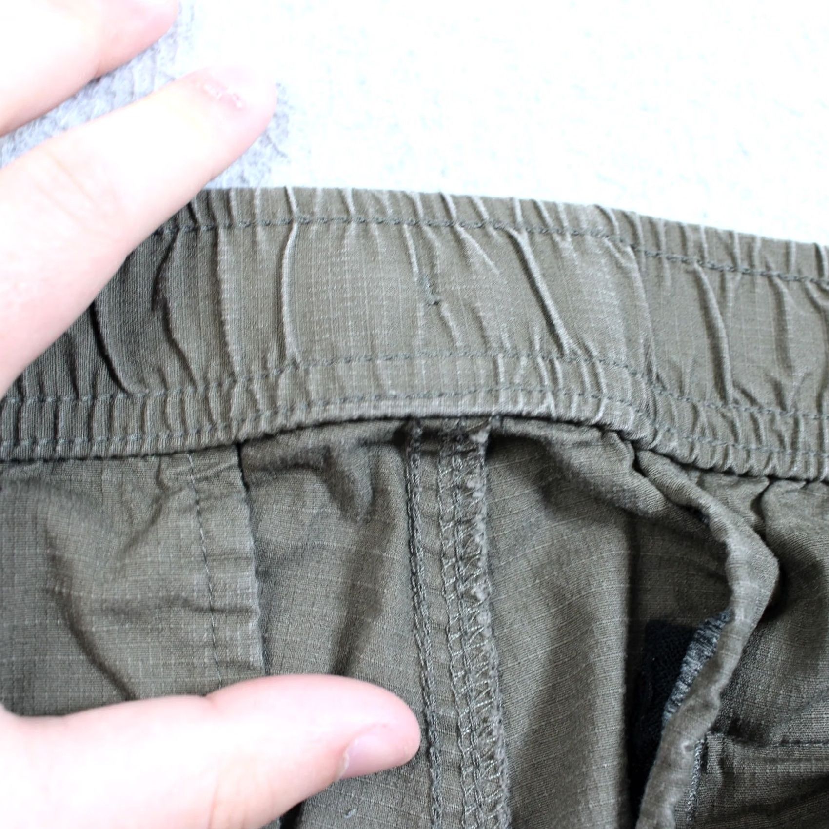 Vuori Vuori Ripstop Climber Pant Men 32x30 Olive Green Elastic Waist Pockets Zip Pocket Outdoor Hike Khakis Straight Leg Regular Mens Pants Size US 32 / EU 48 - 4 Thumbnail