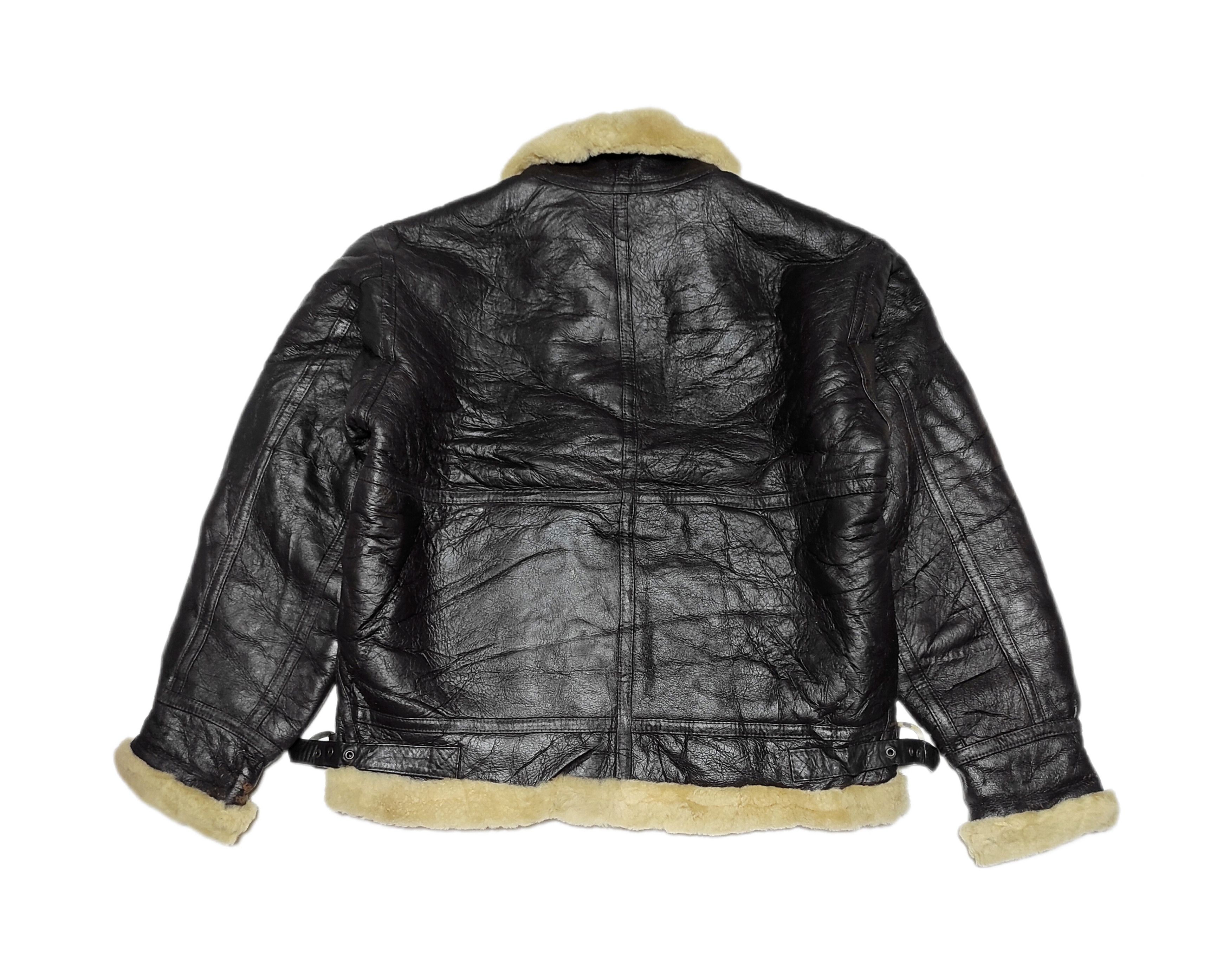 🇺🇸VTG AVIREX AVIATOR TYPE B3 SHEARLING SHEEPSKIN