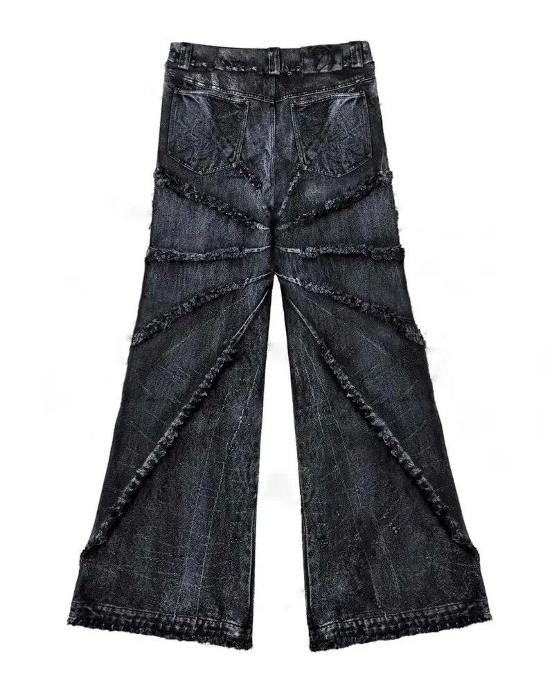 Japanese Brand Y2k Retro Oversized Punk Retro Hip Hop Jeans Size US 28 / EU 44 - 2 Thumbnail