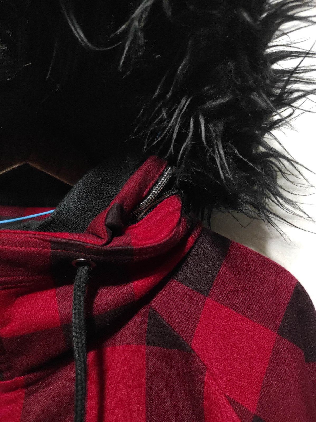 Other Double Focus palid tartan zip fur hoodie ifsix LGB style Size US L / EU 52-54 / 3 - 5 Thumbnail