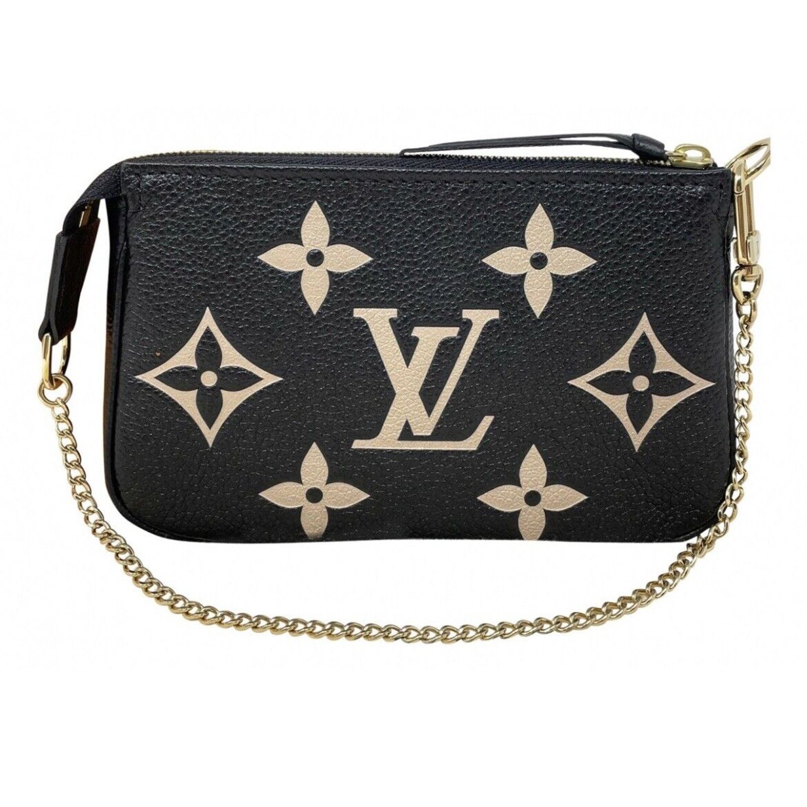Louis Vuitton Mini Pochette Bicolor Empreinte Accessoires Pouch Black Size ONE SIZE - 2 Thumbnail