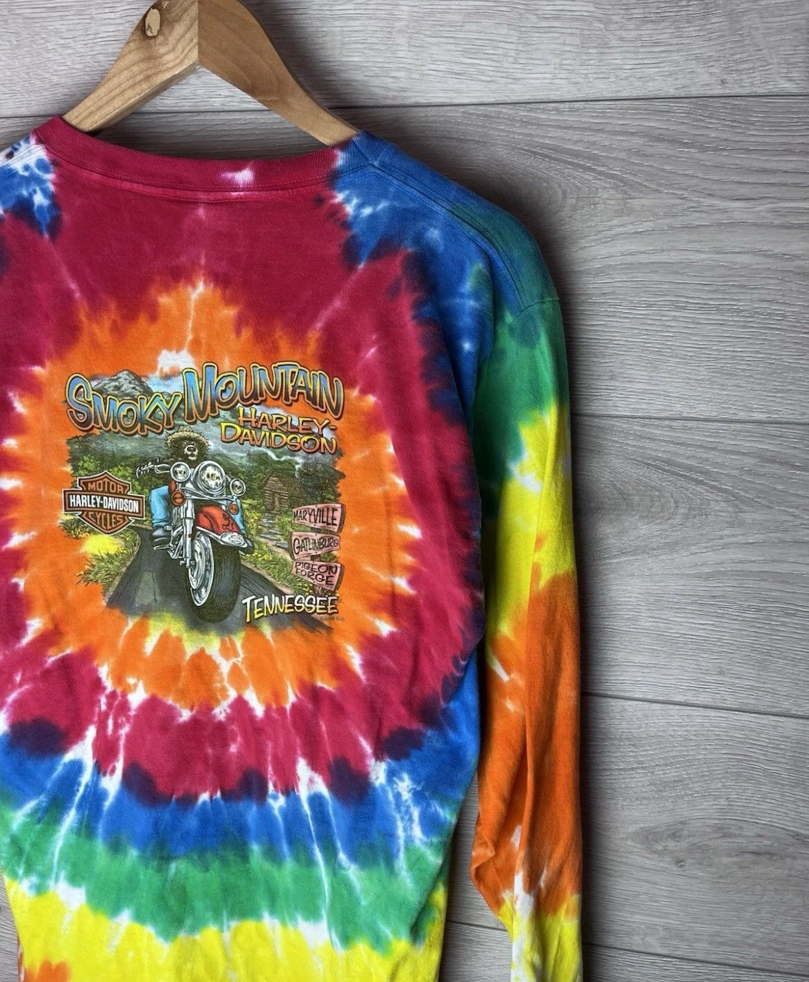 Harley Davidson Harley Davidson T-Shirt Long Multicoloured 2008 Vintage Size US S / EU 44-46 / 1 - 10 Thumbnail