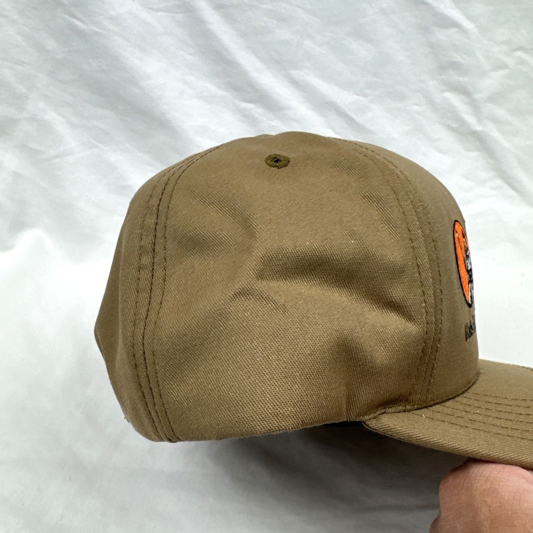 Vintage Henry Baseball Cap Hat Beige Tan Adjustable Strapback USA HenrY Repeating Arms Co Made In USA Hat Cap Tan Beige Adjustable Strap Size ONE SIZE - 4 Thumbnail
