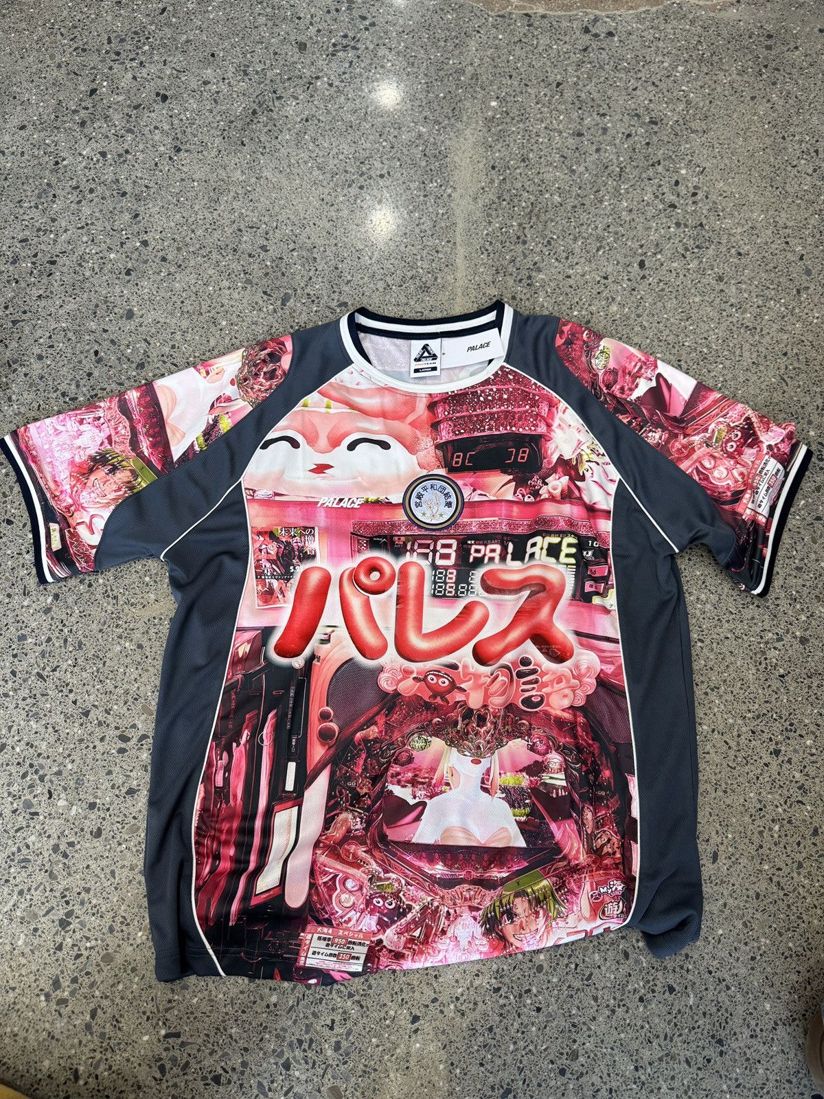 Palace Pachinko jersey night | Grailed