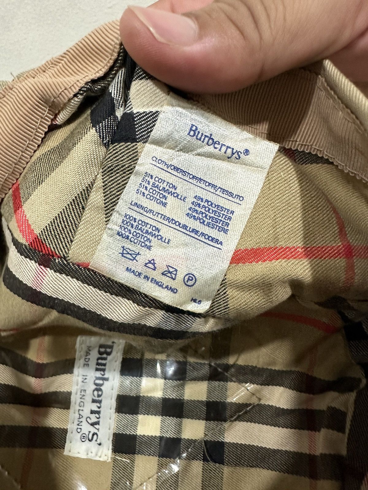 Burberry VTG Burberrys Nova Checked Flat Hats Made In England Size ONE SIZE - 10 Thumbnail
