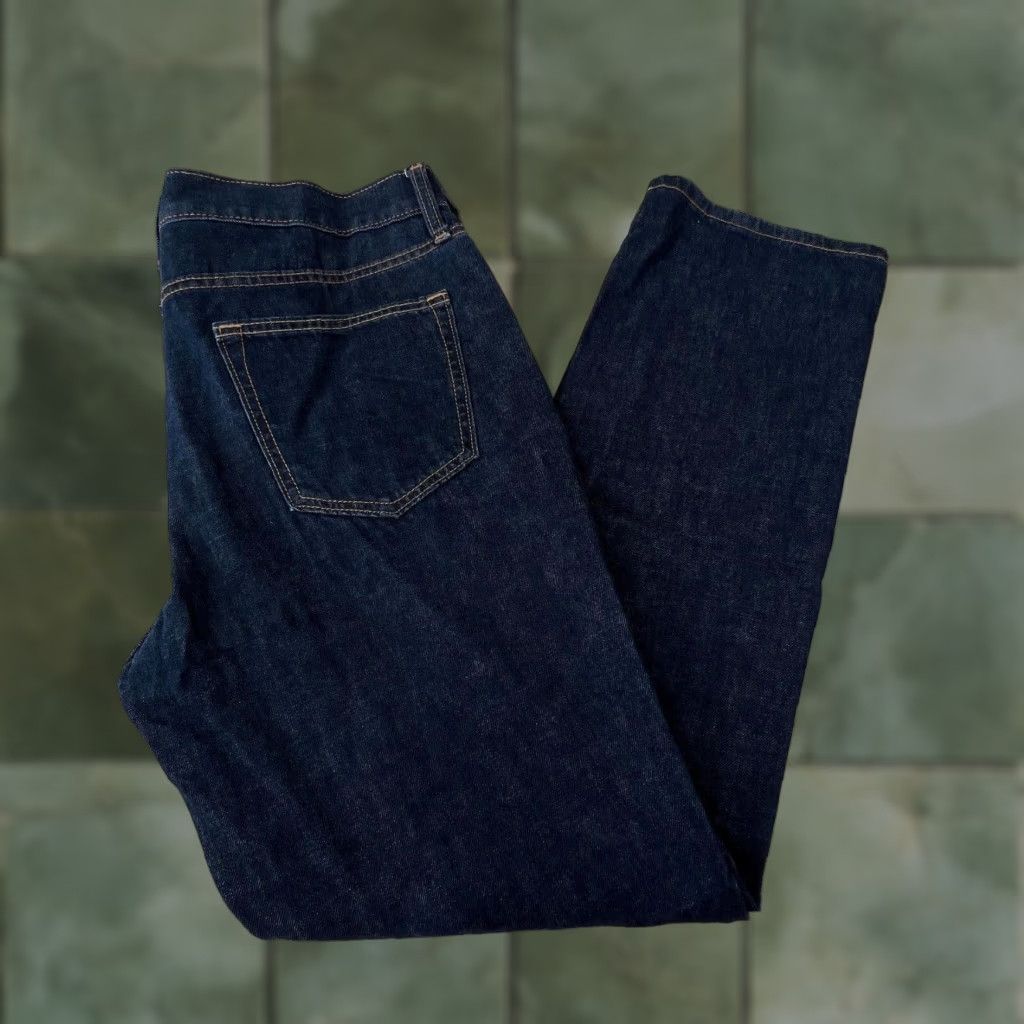 Old Navy Old Navy Mens Dark Blue Straight Jeans 36X31 100% Cotton Size US 34 / EU 50 - 1 Thumbnail