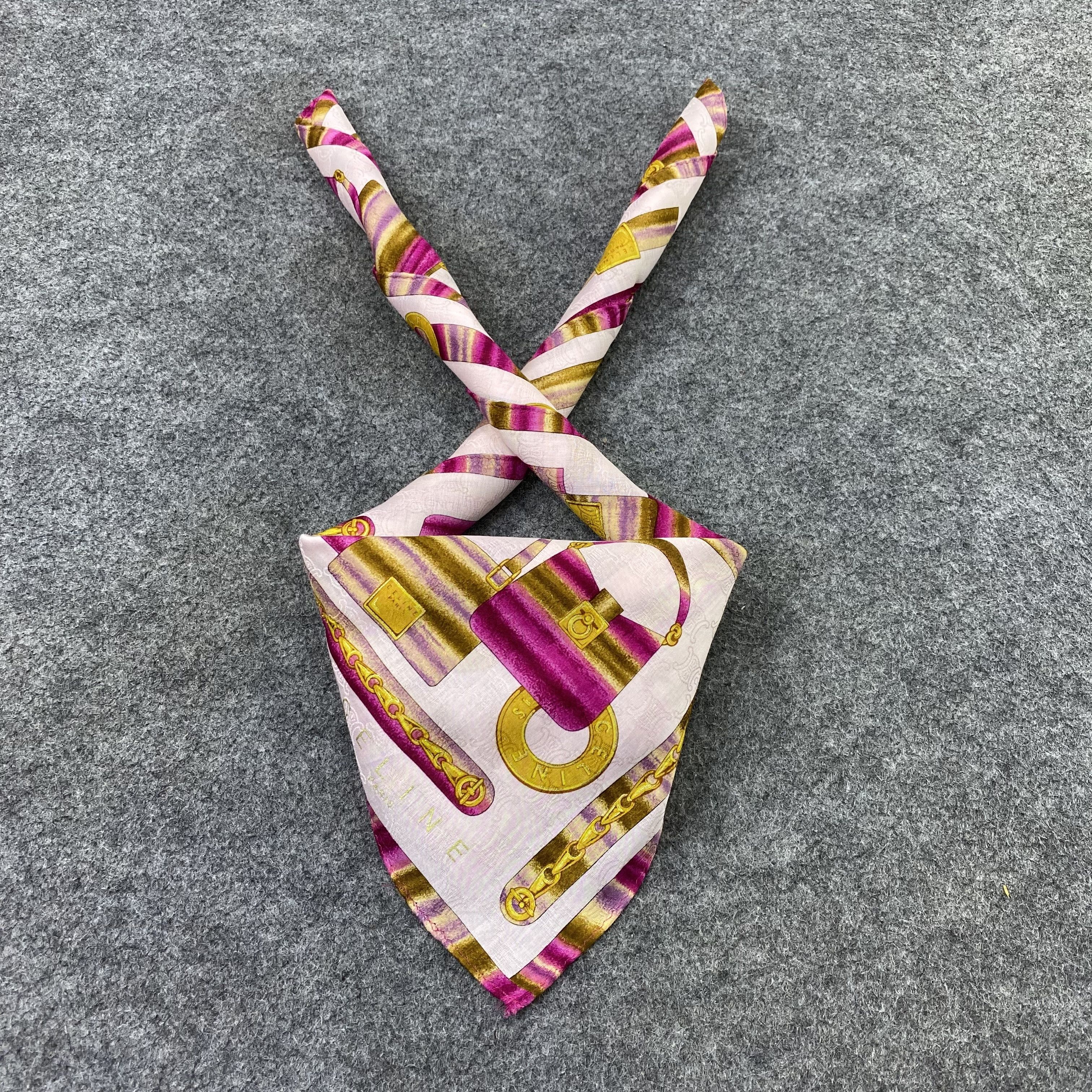 Celine Celine Handkerchief Neckerchief Bandana-B1763 Size ONE SIZE - 2 Thumbnail