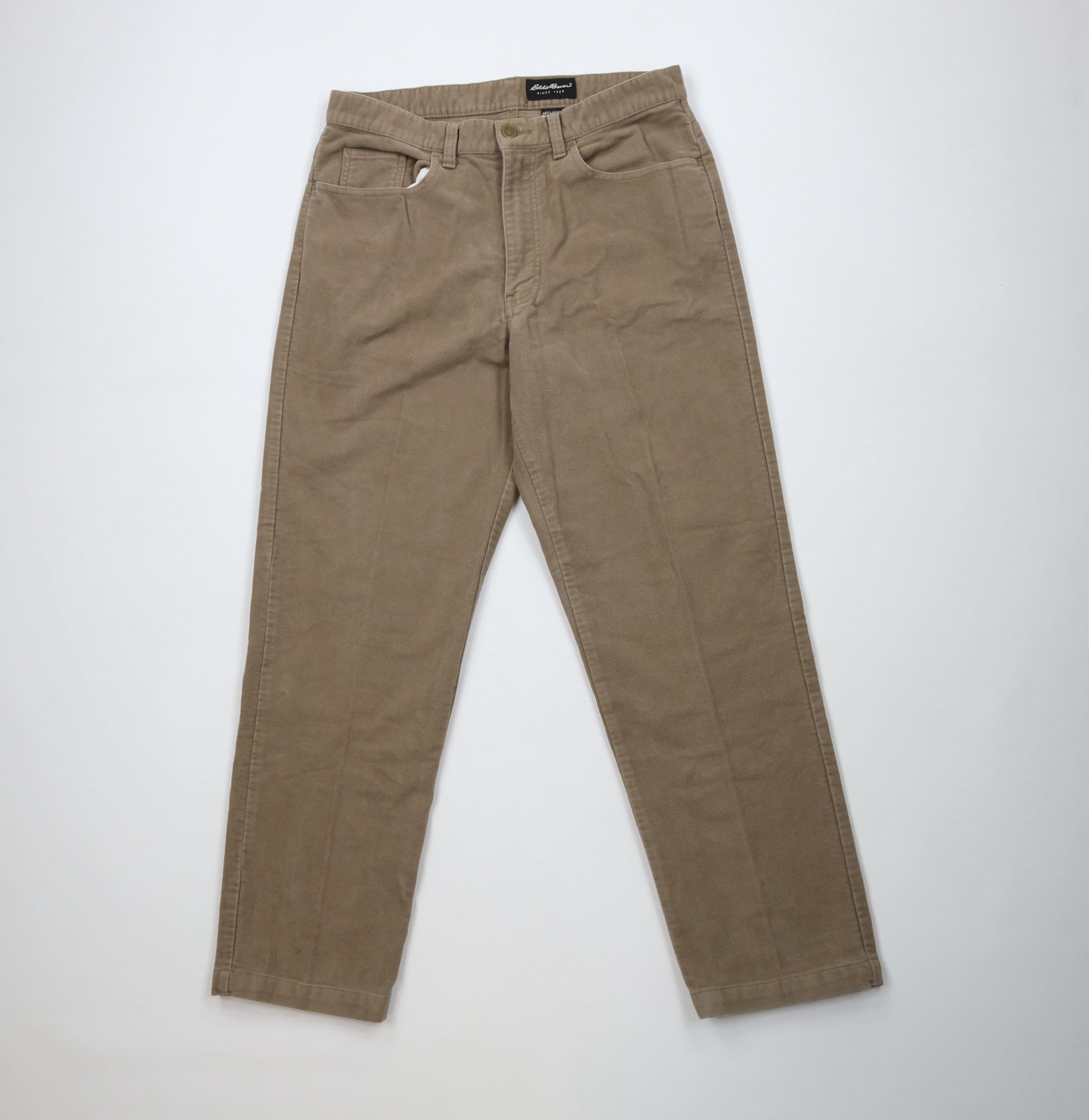 Eddie Bauer Vintage 90s Eddie Bauer Chamois Cloth Moleskin Chino Pants Size US 32 / EU 48 - 1 Thumbnail