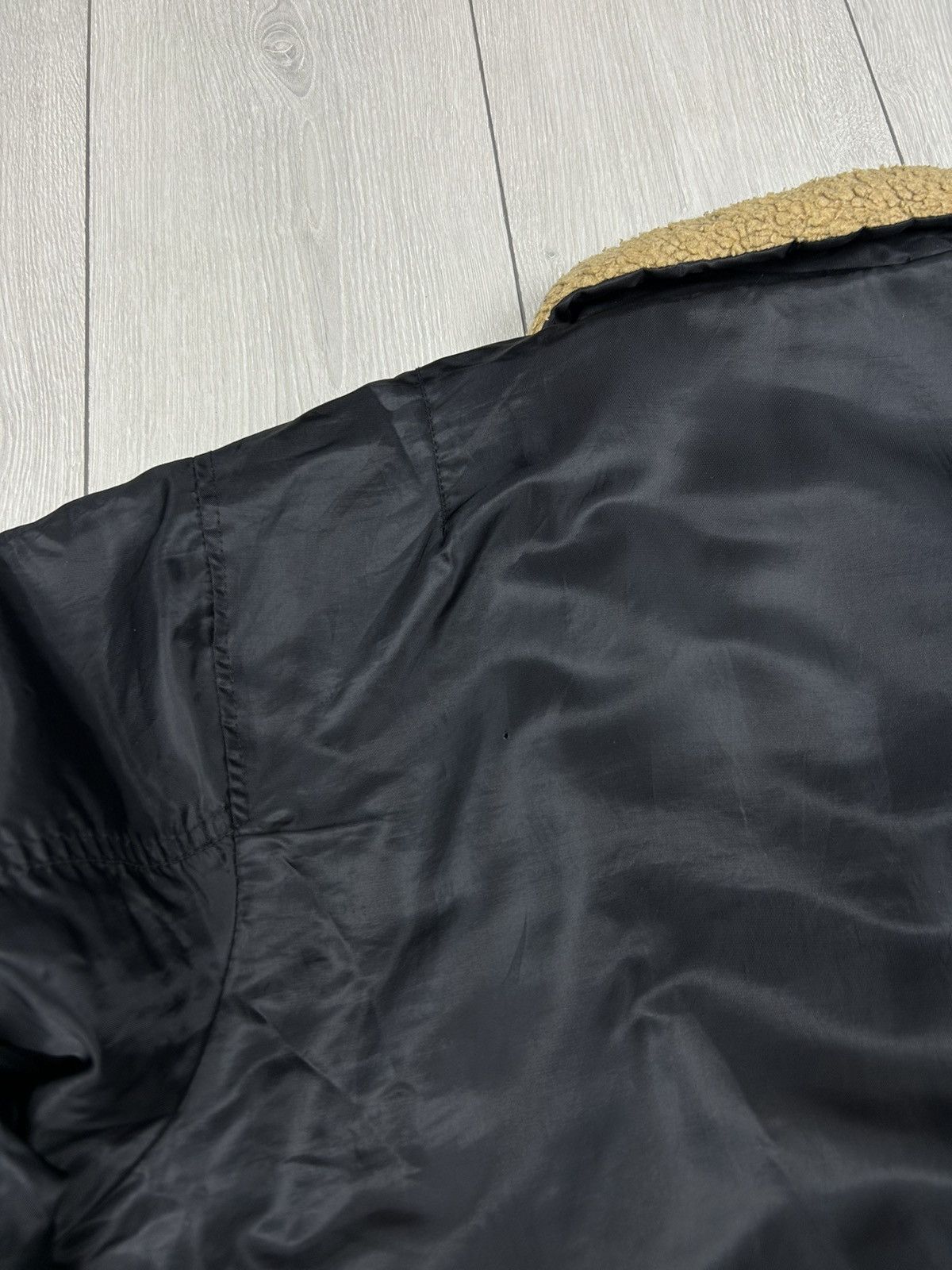 Vintage Bomber Aviator Vintage Black Jacket Size M Size US M / EU 48-50 / 2 - 6 Thumbnail