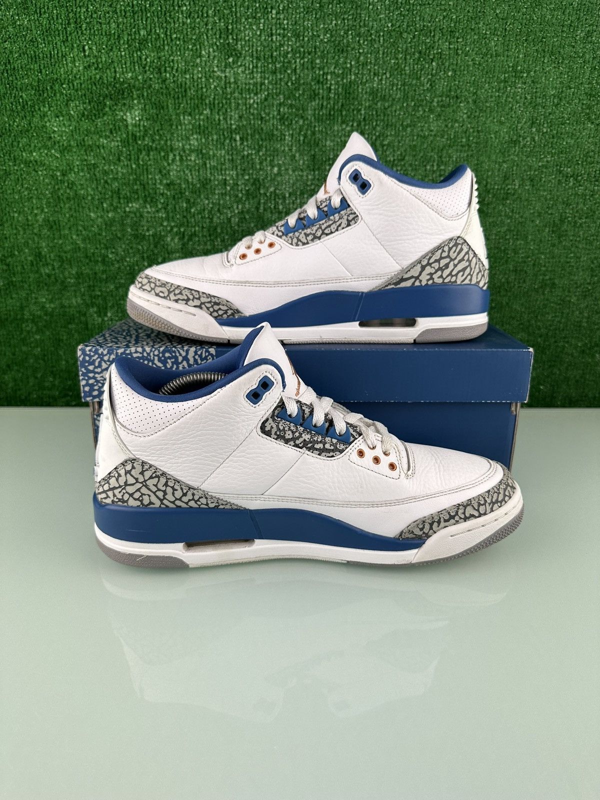 Jordan Brand Jordan 3 Retro Mid Washington Wizards Size 9.5 Size US 9.5 / EU 42-43 - 3 Thumbnail