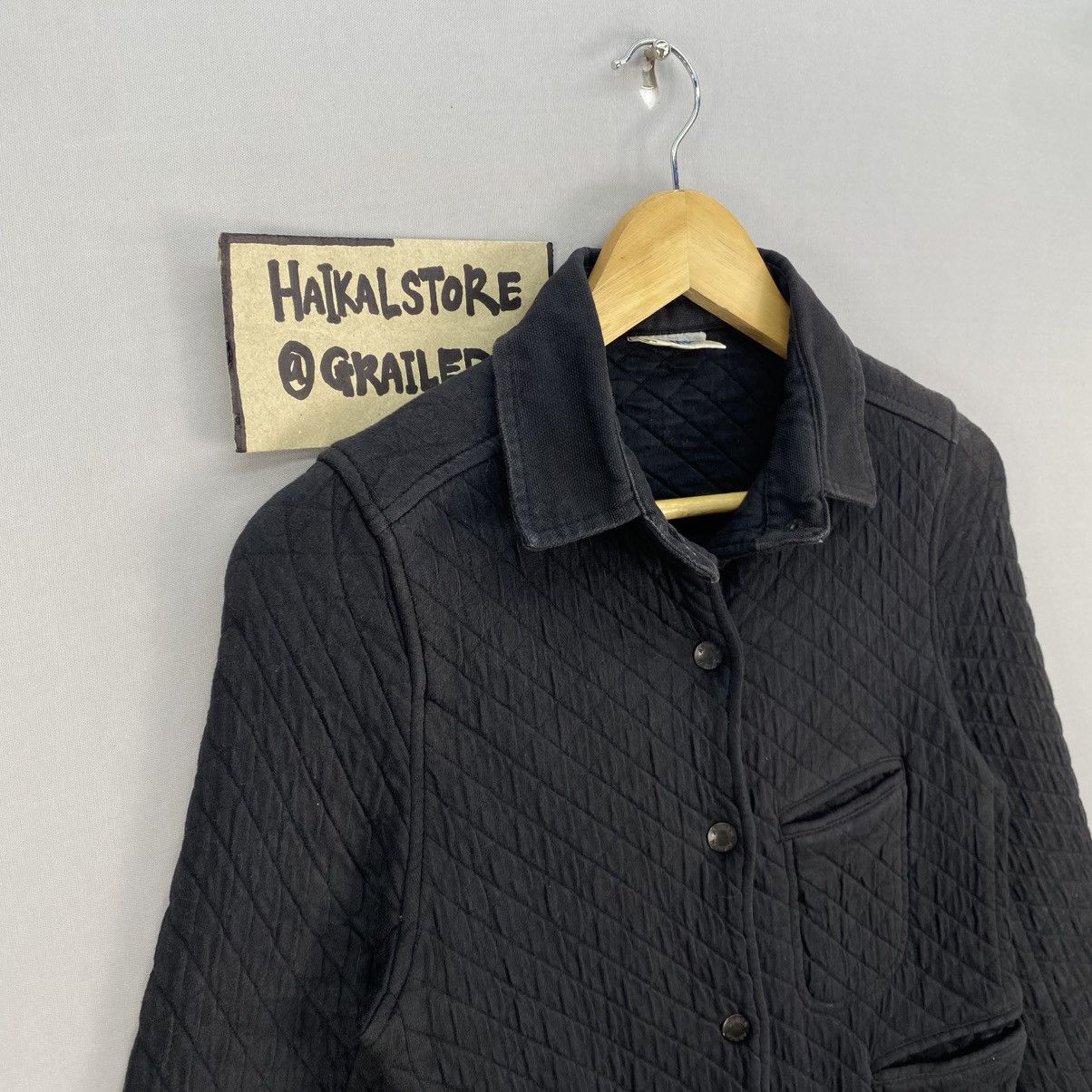 Designer Vintage Workwear Armen Made In France Quilted Jacket. Size XXS / US 00 / IT 34 - 2 Thumbnail