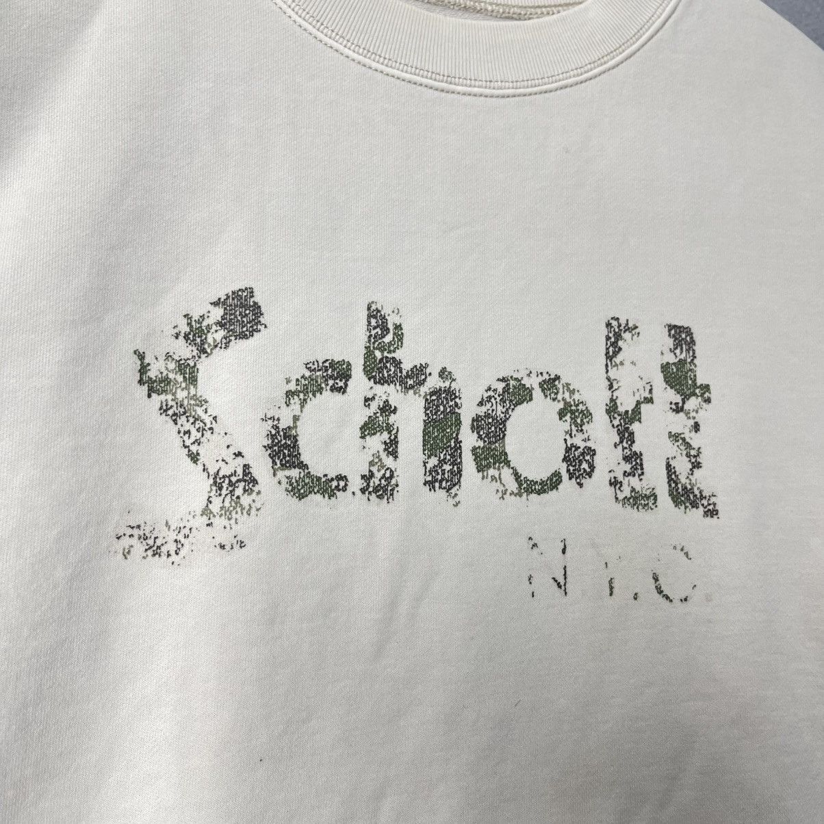 Schott Schott NYC Logo Crewneck Sweatshirt Size US L / EU 52-54 / 3 - 3 Thumbnail