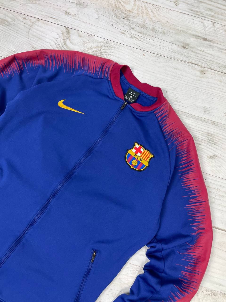 Nike Nike Barcelona 2018 2019 Training Track Jacket Soccer Size US M / EU 48-50 / 2 - 2 Thumbnail