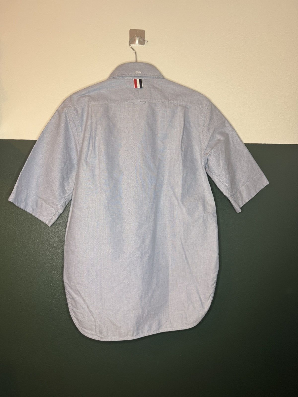 Thom Browne Thom Browne Oxford Short Sleeve Shirt Size US S / EU 44-46 / 1 - 2 Thumbnail