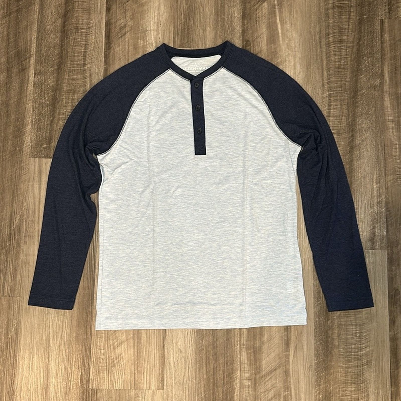Mizzen+Main Mizzen+Main Modal Jersey Long Sleeve Henley Tee - Medium Size US M / EU 48-50 / 2 - 2 Thumbnail