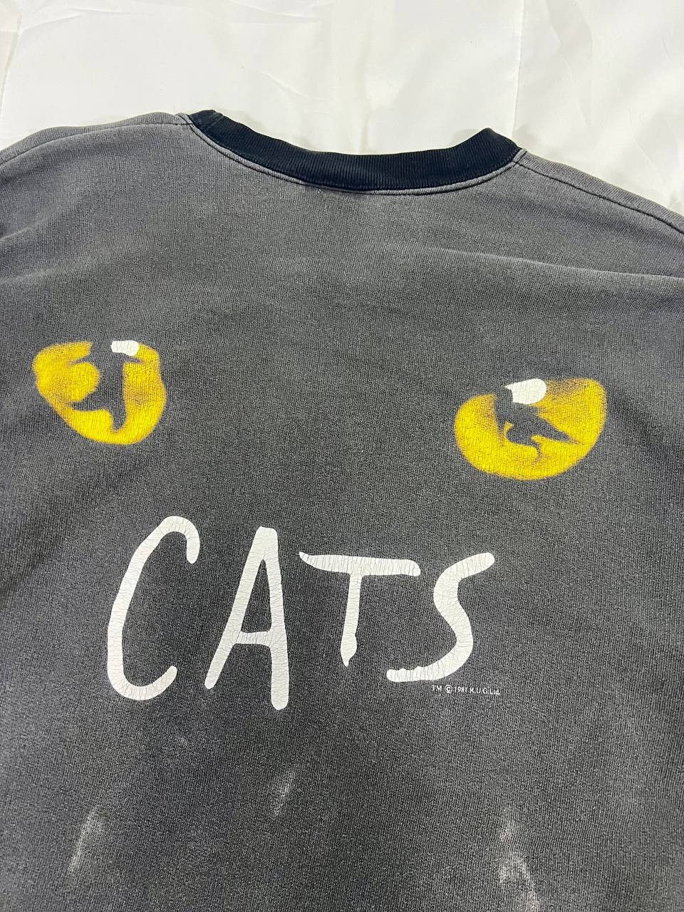 Vintage Vintage Faded Cats Movie Vneck Longsleeve Size US M / EU 48-50 / 2 - 6 Thumbnail