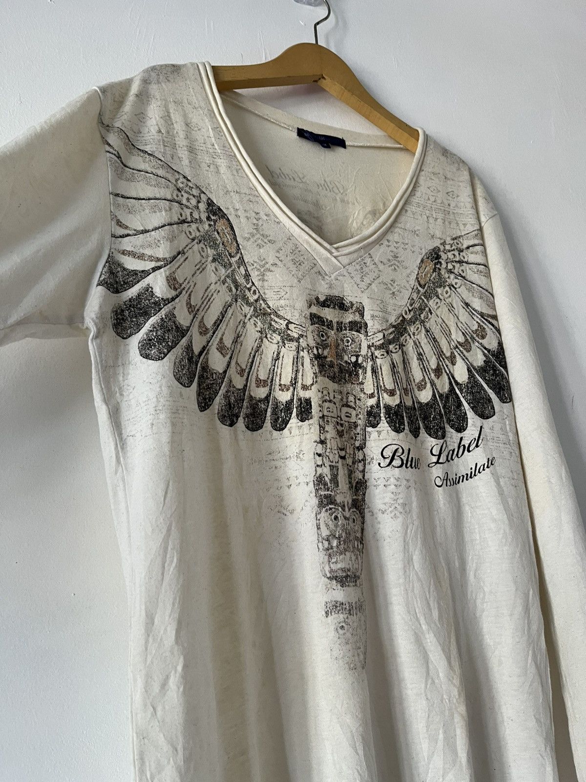 semanticdesign Vintage Semantic Design Tribal Blue Label Vkei Long Sleeve Size US M / EU 48-50 / 2 - 2 Thumbnail