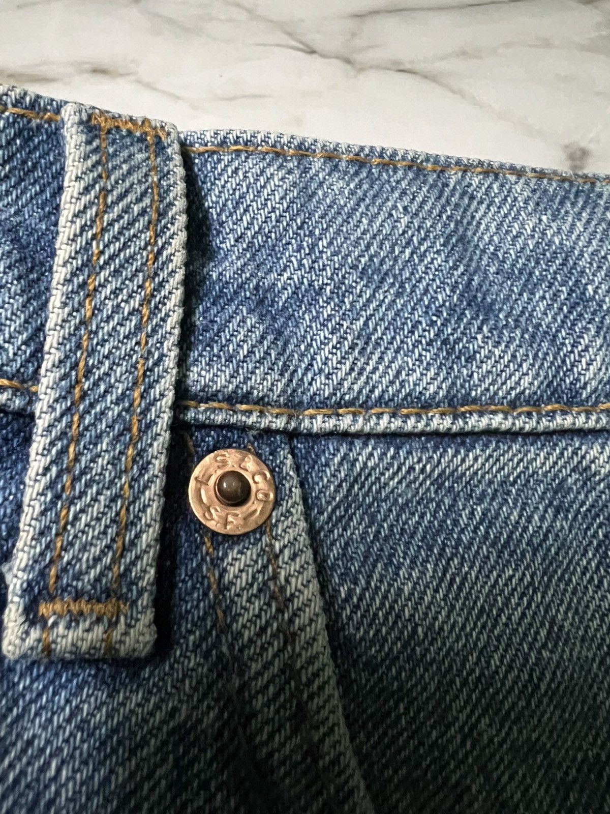 Levi's × Vintage 💥Crazy Vintage 90’s Levis 610 Mud Wash Jean Size US 30 / EU 46 - 10 Thumbnail