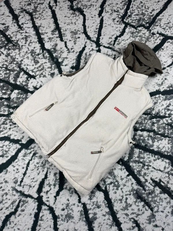 Other Vintage puffer vest brown white double-sided fleece S Size US S / EU 44-46 / 1 - 5 Thumbnail