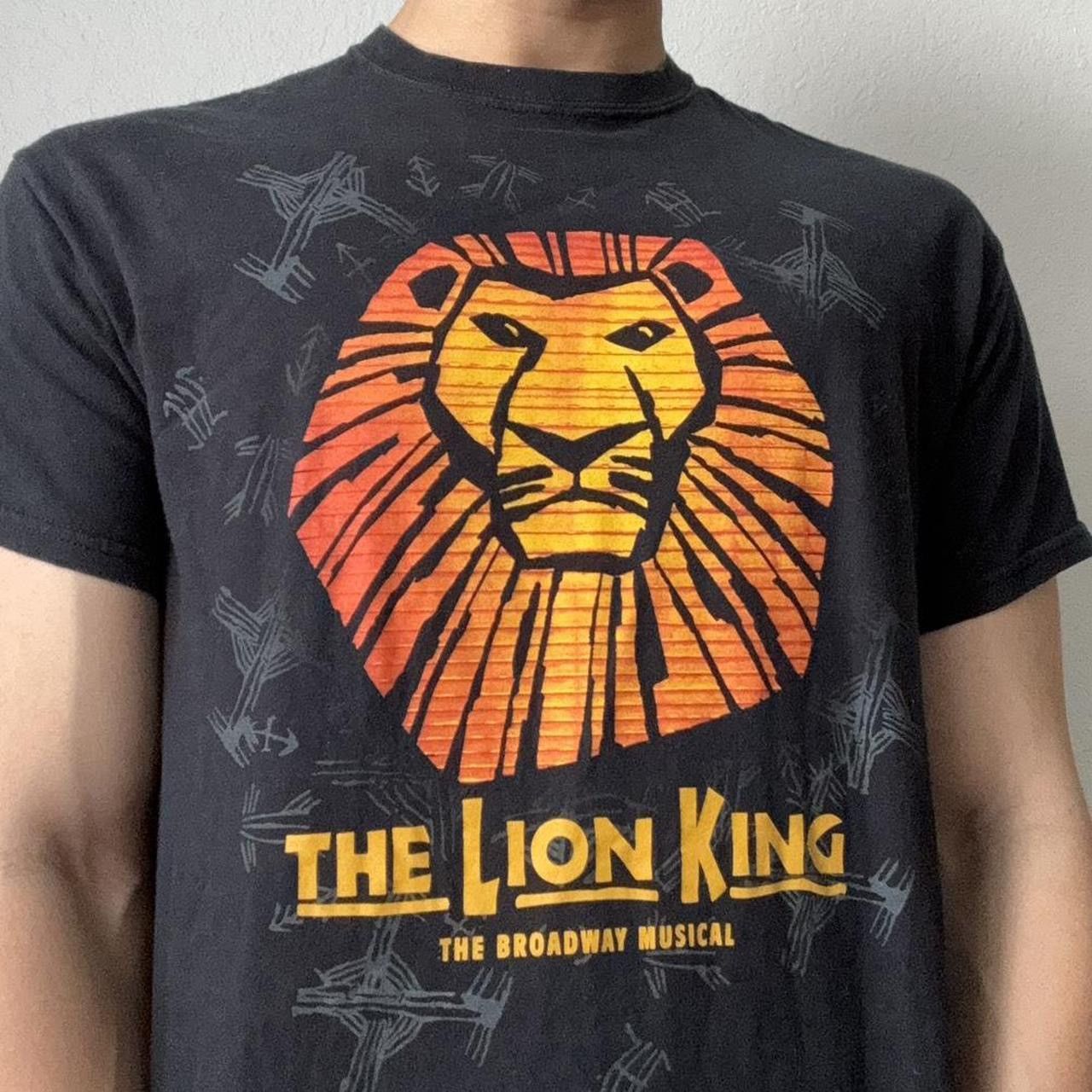 Vintage Vintage Disney Lion King Broadway Graphics Black Tee Shirt Size US M / EU 48-50 / 2 - 1 Thumbnail
