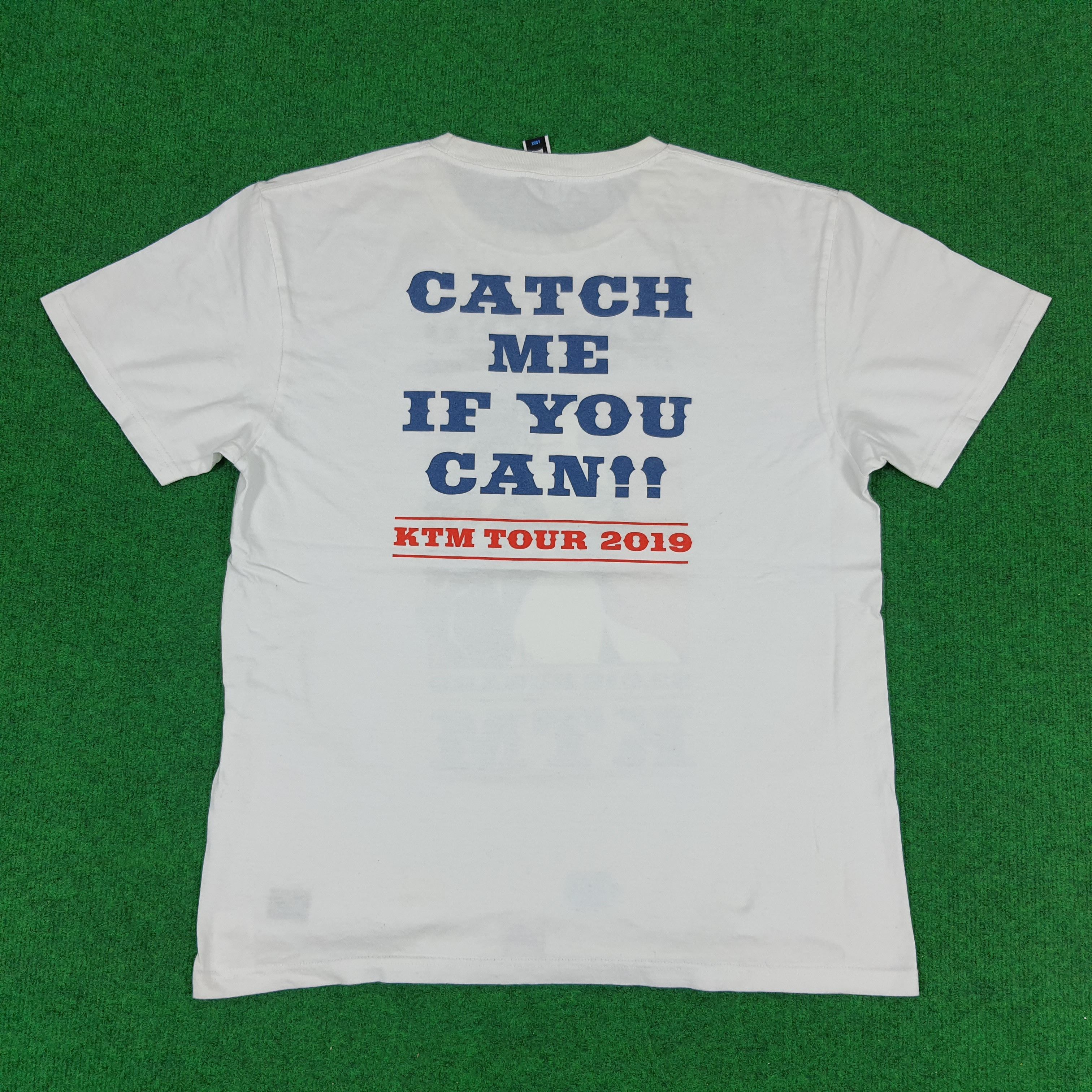 Japanese Brand Vintage Catch Me If You Can KTM Tour 2019 T-shirt Size US L / EU 52-54 / 3 - 3 Thumbnail