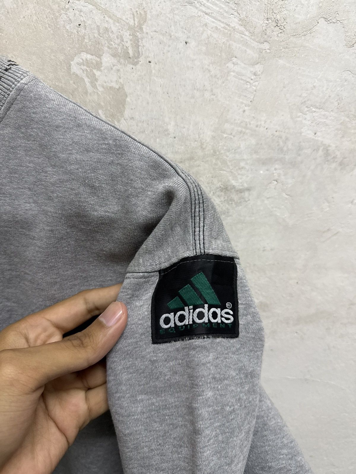 Adidas Vintage 90s Adidas Equipment EQT Boxy Sweatshirt Size US M / EU 48-50 / 2 - 4 Thumbnail