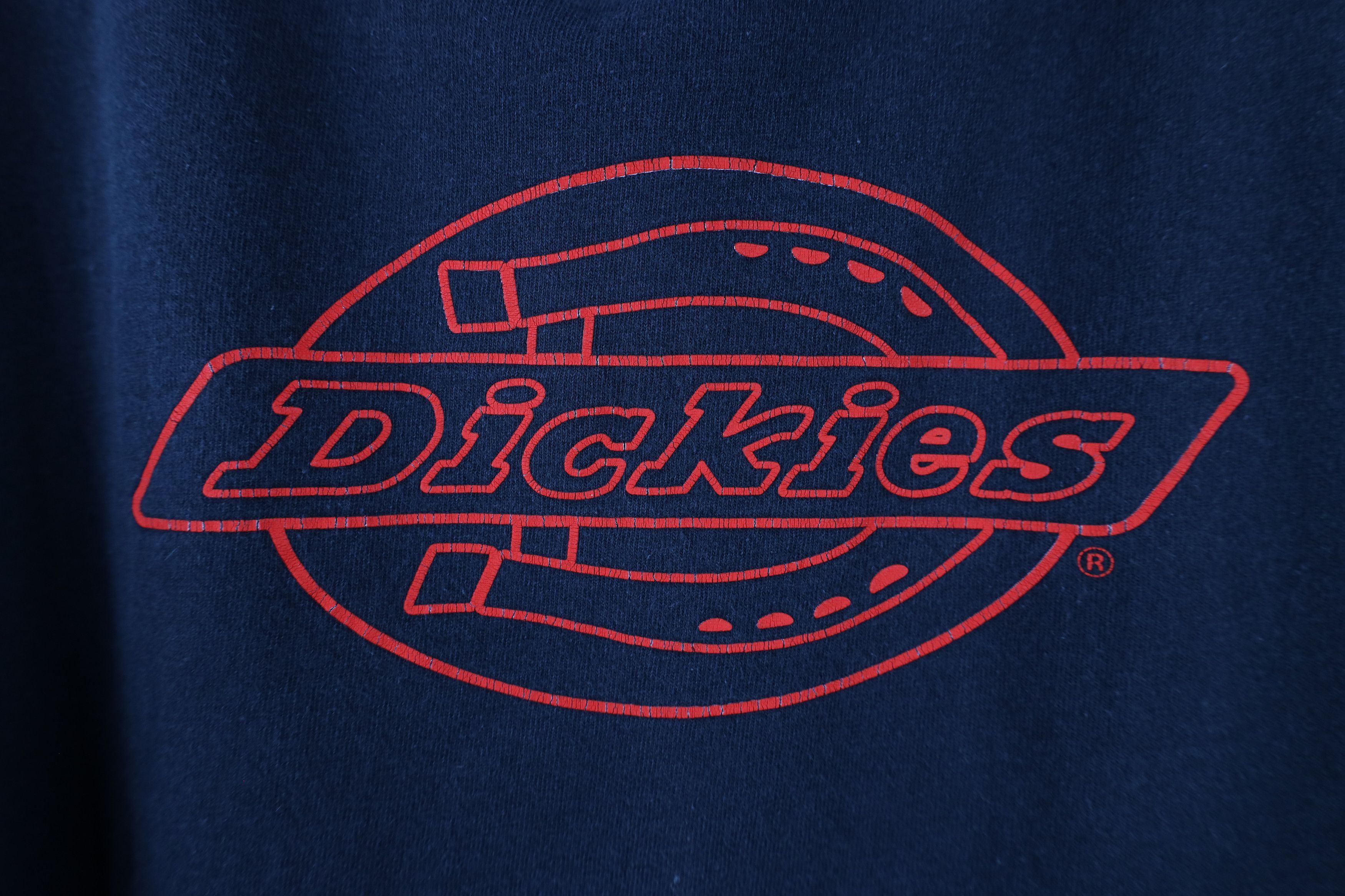 Dickies × Vintage Vintage 90s Y2K Dickies Spell Out Big Logo T-Shirt Black Size US XL / EU 56 / 4 - 4 Thumbnail