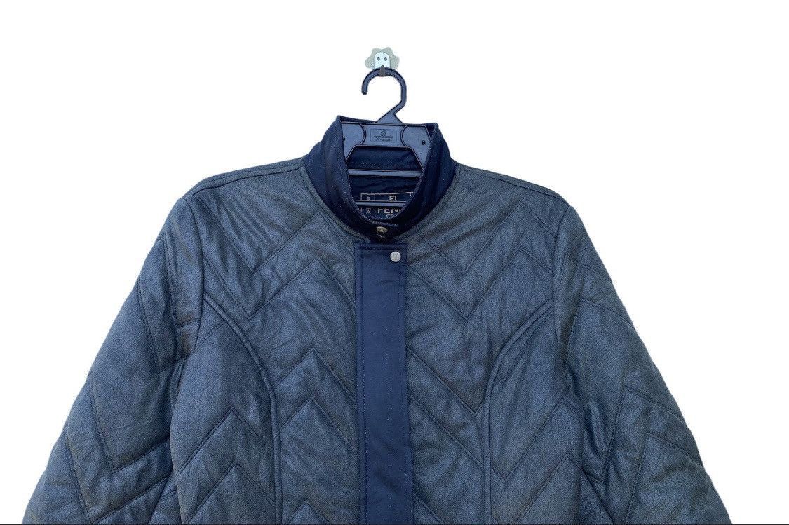 Fendi × Vintage Vtg 90s Fendi Jeans quilted design down jacket zip up Size M / US 6-8 / IT 42-44 - 2 Thumbnail