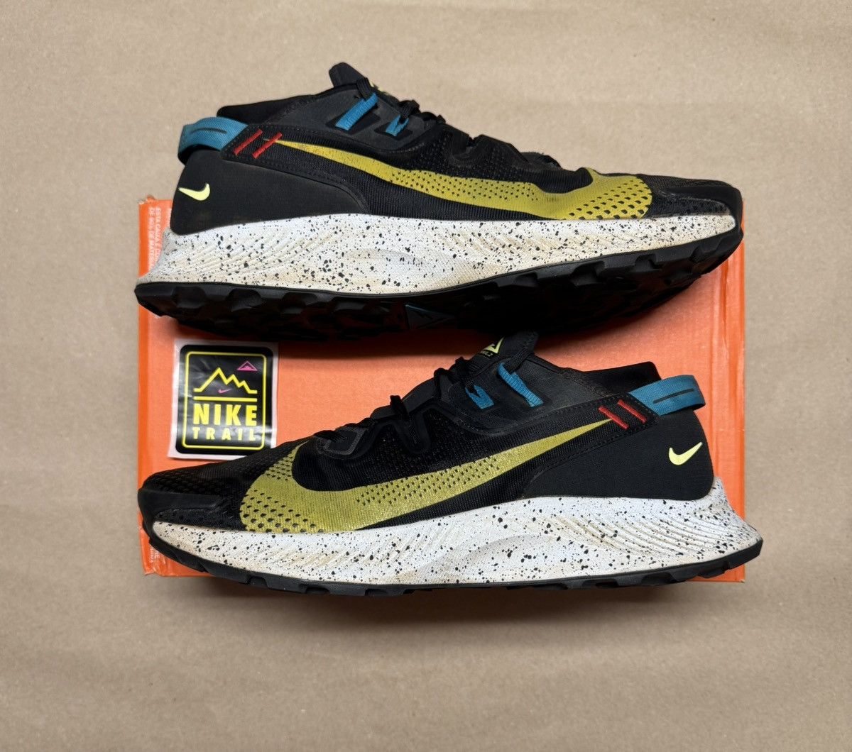 Nike Nike Air Zoom Pegasus Trail 2 Black size 14 men’s hiking! Size US 14 / EU 47 - 1 Thumbnail