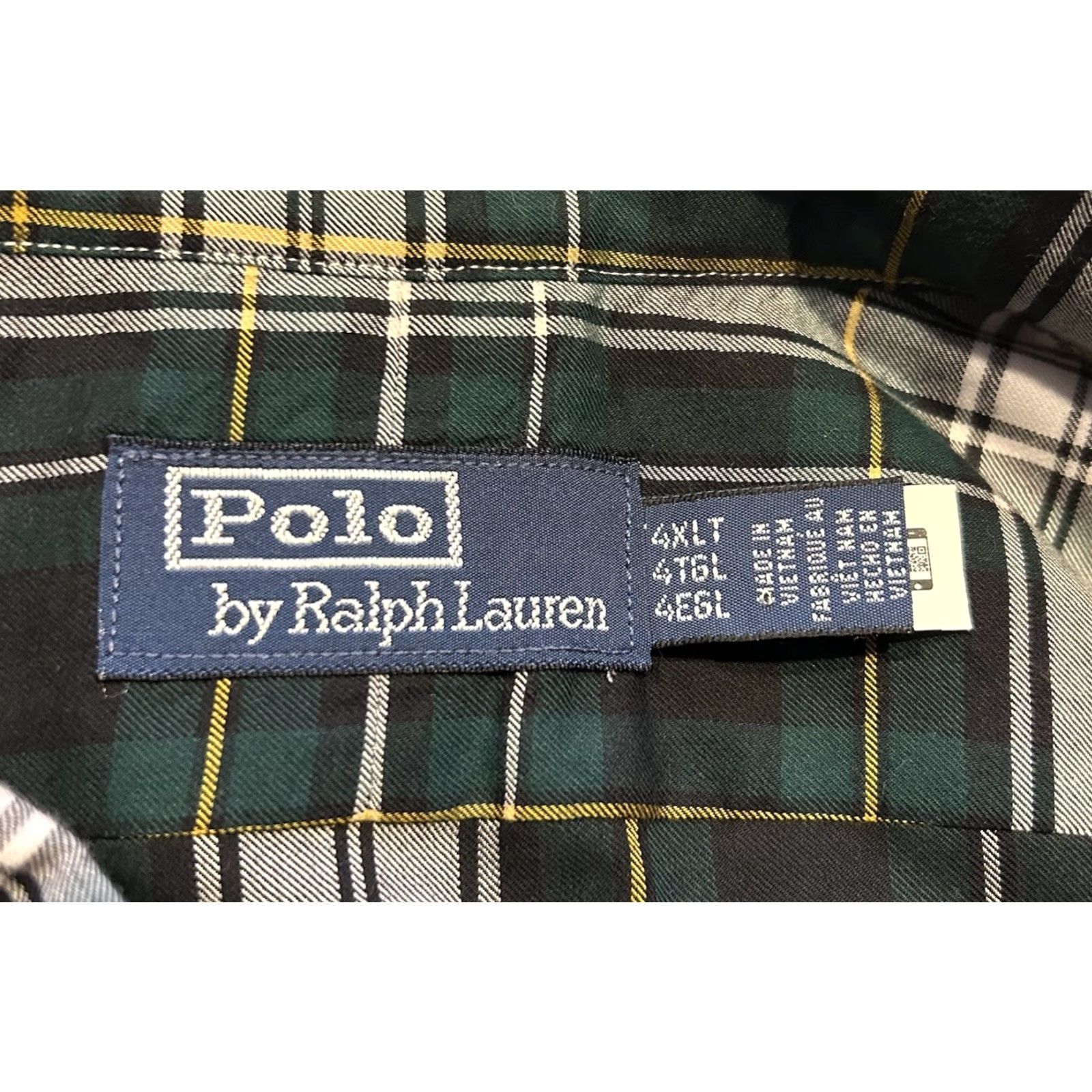 Polo Ralph Lauren Polo Ralph Lauren Performance Plaid Shirt Mens 4XLT Green Flannel Button-Up Shirt Long Sleeve Casual Size US XXL / EU 58 / 5 - 5 Thumbnail