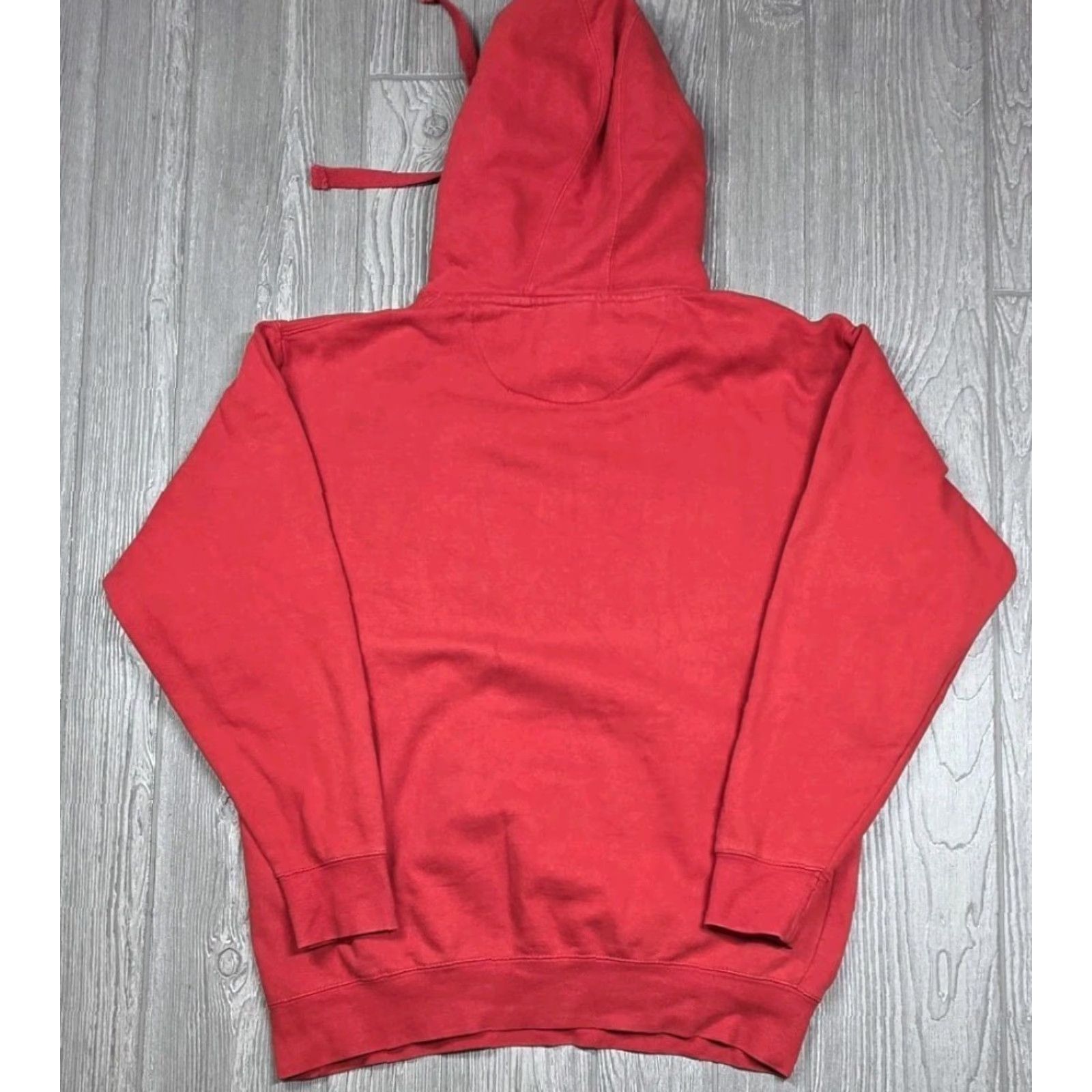 Nike Nike Sportswear Club Fleece Hoodie Mens L Red Sweatshirt Long Sleeve Drawstring Size US L / EU 52-54 / 3 - 6 Thumbnail