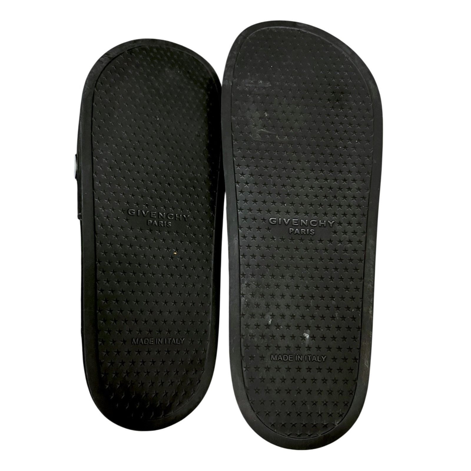 Givenchy Givenchy Paris Men's EU 43 US 10 Black Rubber Slide Sandals Size US 10 / EU 43 - 5 Thumbnail