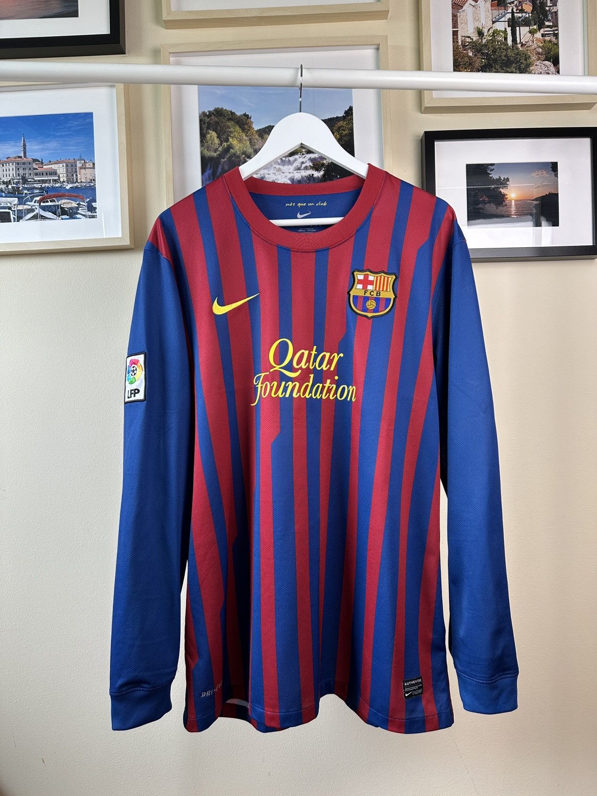 Nike barcelona long sleeve jersey clearance