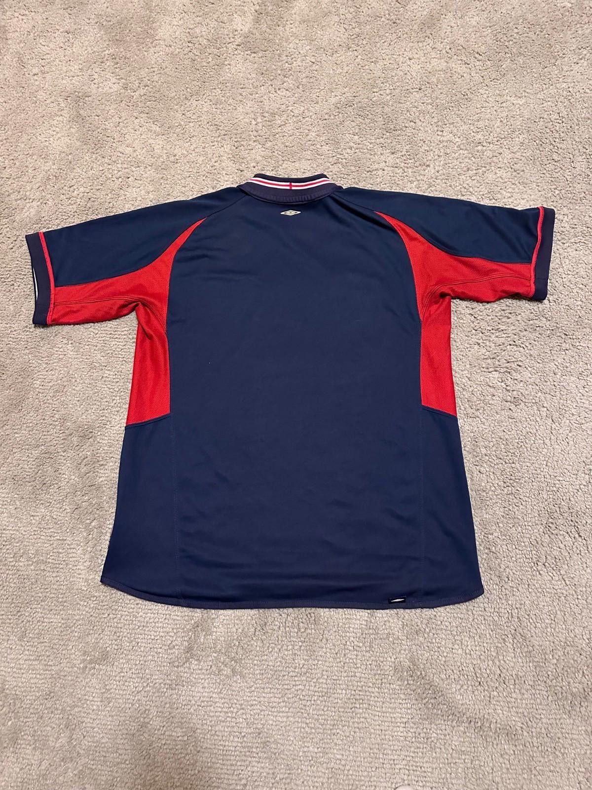 Umbro England Away football shirt 2002/04 Double Side Jersey Umbro Size US L / EU 52-54 / 3 - 8 Thumbnail