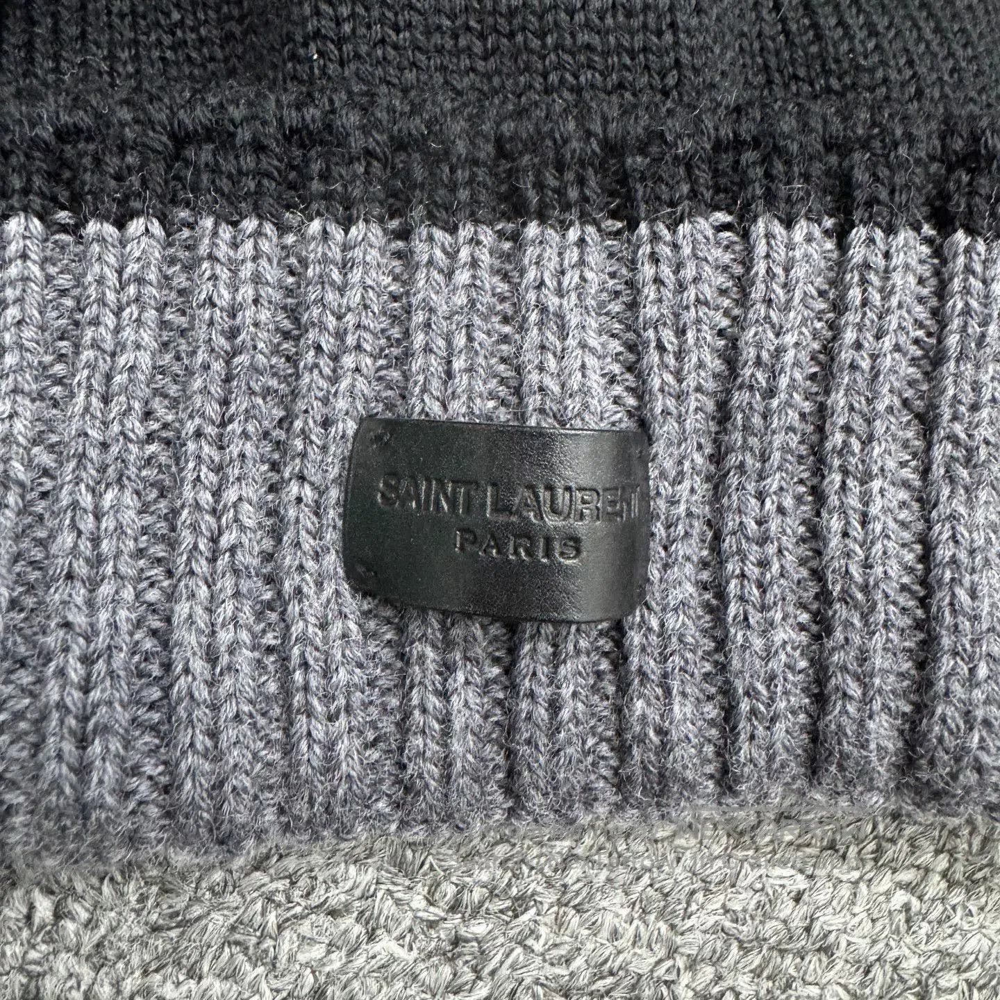Saint Laurent Paris slp black gray wool hat. Size ONE SIZE - 6 Thumbnail