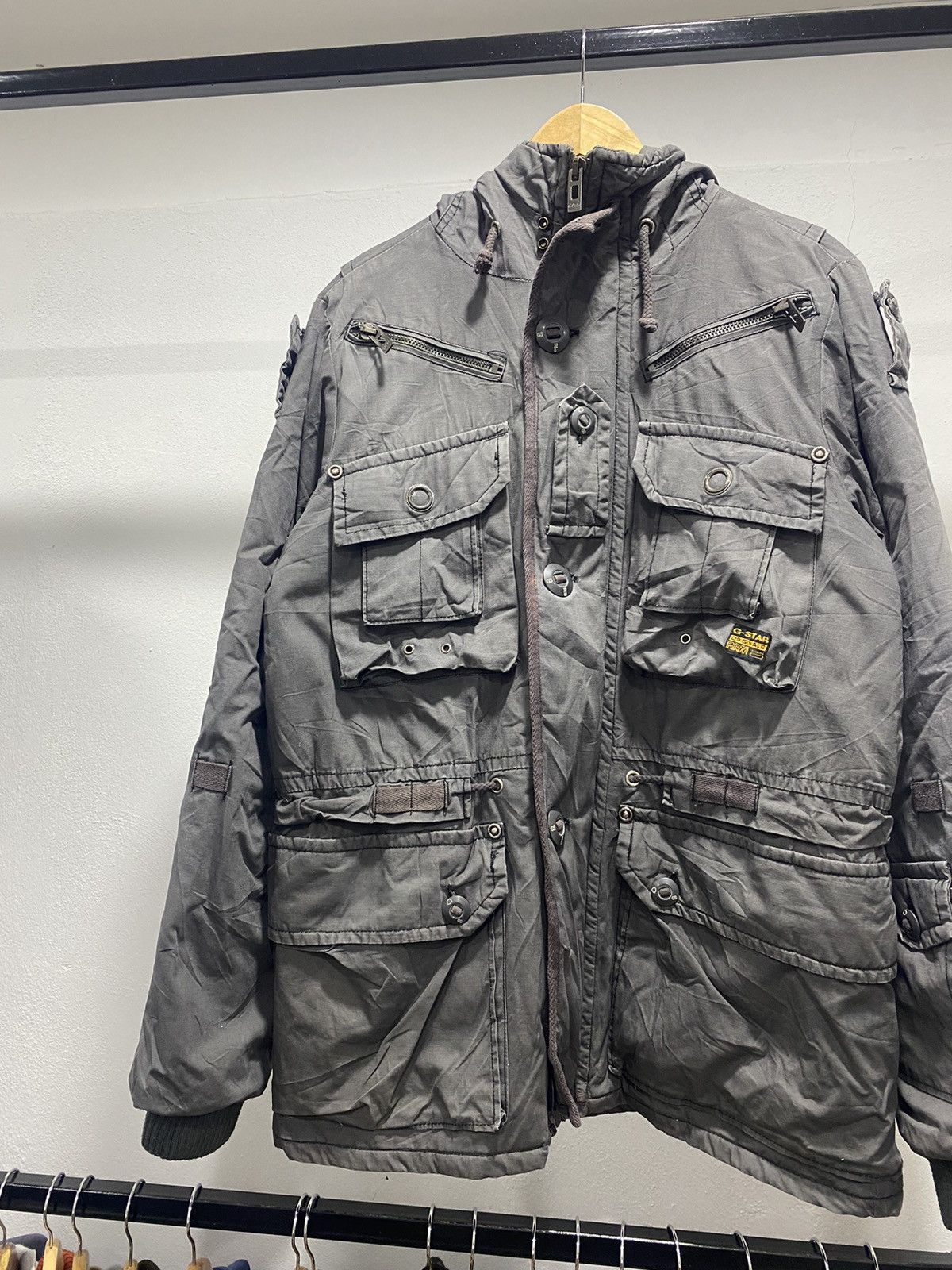 G-Star × Vintage 💥FINAL DROP💥 Gstar Utility Tactical Cargo Military Jacket Size US L / EU 52-54 / 3 - 1 Thumbnail