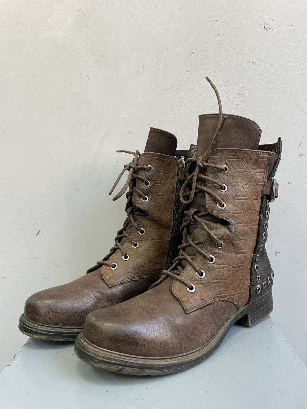A.S.98 A.S. 98 style moto boots studded ankle avant garde y2k Size US 7.5 / EU 40-41 - 6 Thumbnail