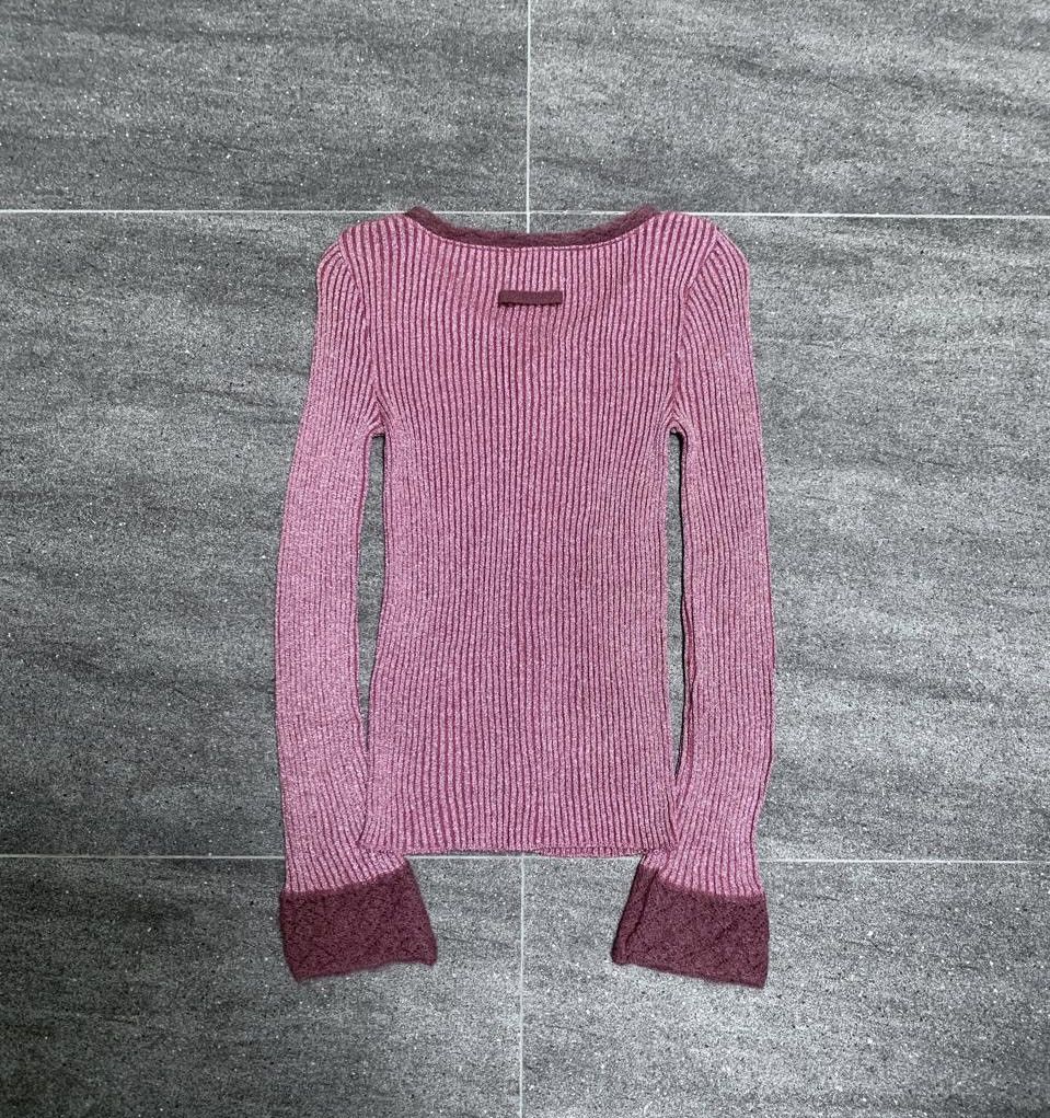 トップス Grailz SLIM RIBBED KNIT CARDIGAN Grailz SLIM RIBBED KNIT CARDIGAN