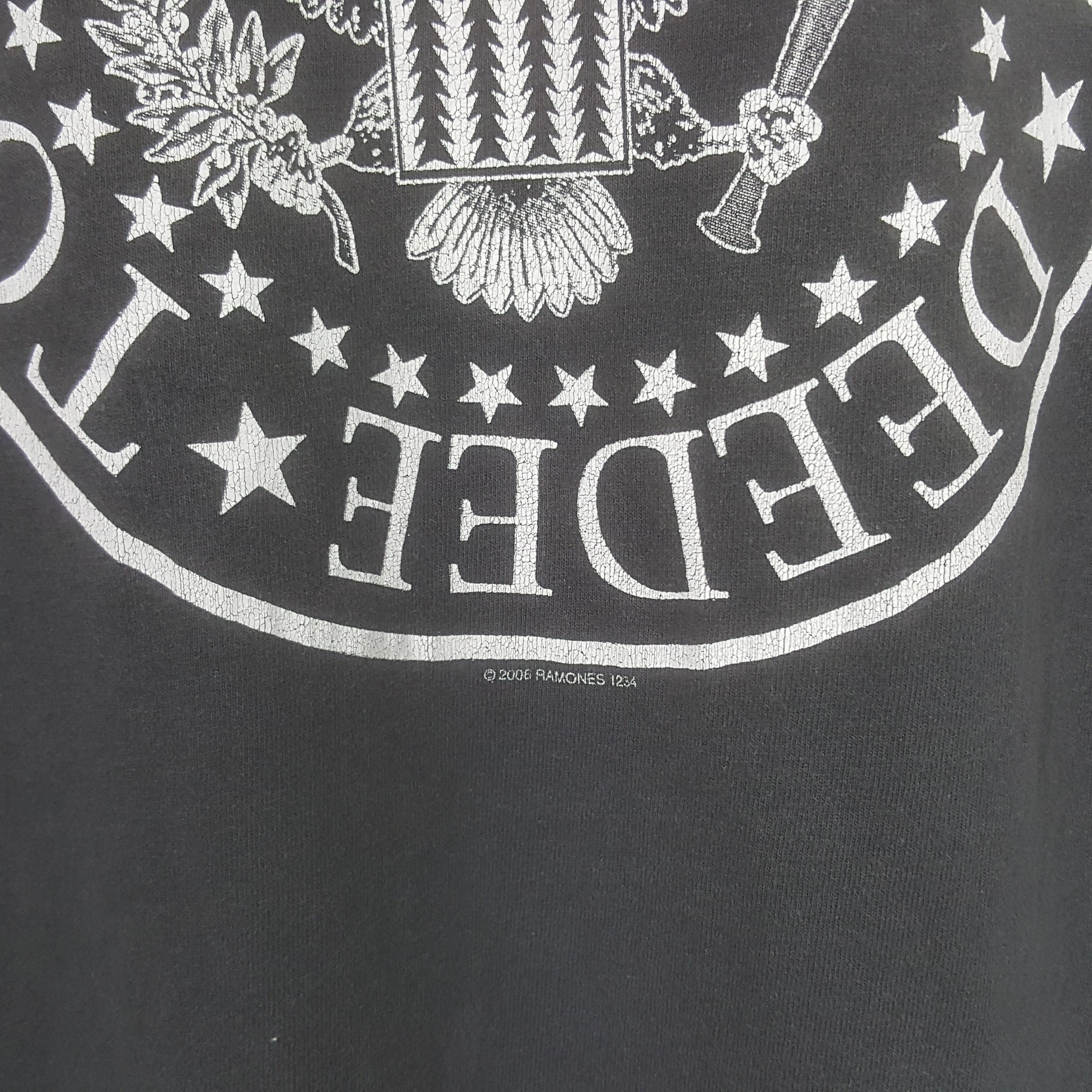 Band Tees × Vintage Vintage Ramones American Rock Band Tshirt Size US L / EU 52-54 / 3 - 3 Thumbnail