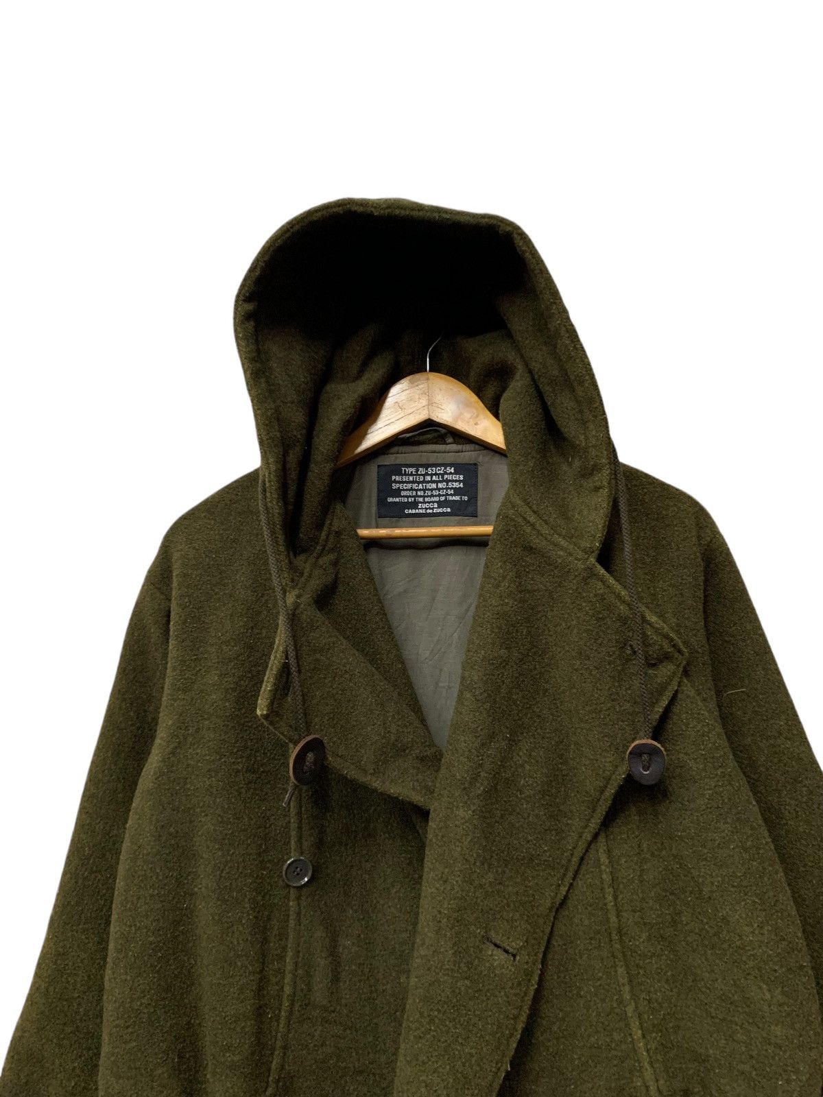 CABANE de ZUCCa 🔥CABANE de ZUCCA WOOL HOODIE JACKETS Size US M / EU 48-50 / 2 - 5 Thumbnail