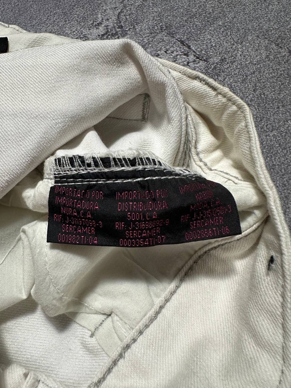 If Six Was Nine × Le Grande Bleu (L.G.B.) × Playboy 💥CRAZY SKINNY PLAYBOY PANTS WHITE Size 28" / US 6 / IT 42 - 11 Thumbnail