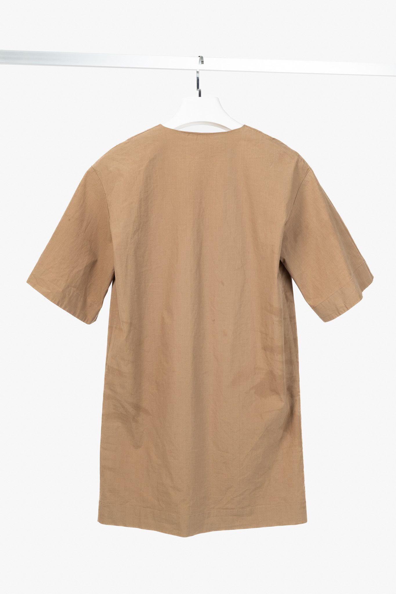 Toteme Toteme Zagora Brown Cotton Tunic Dress Size XS / US 0-2 / IT 36-38 - 2 Thumbnail
