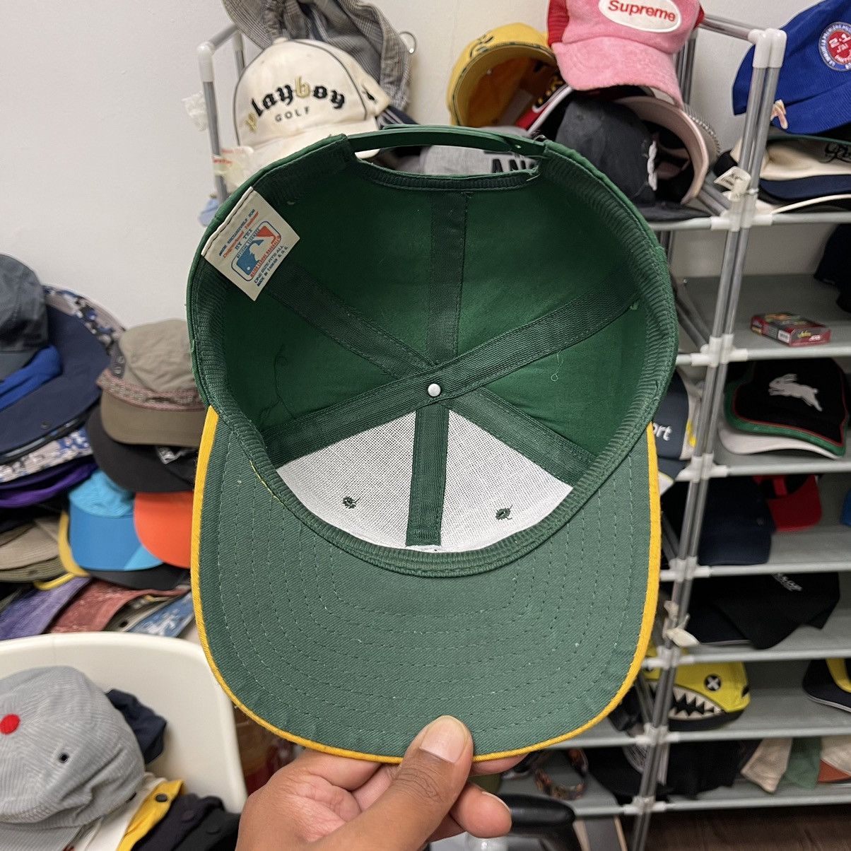 MLB 🔥NEED SOLD ASAP🔥vintage Oakland athletic snapback hat Size ONE SIZE - 6 Thumbnail