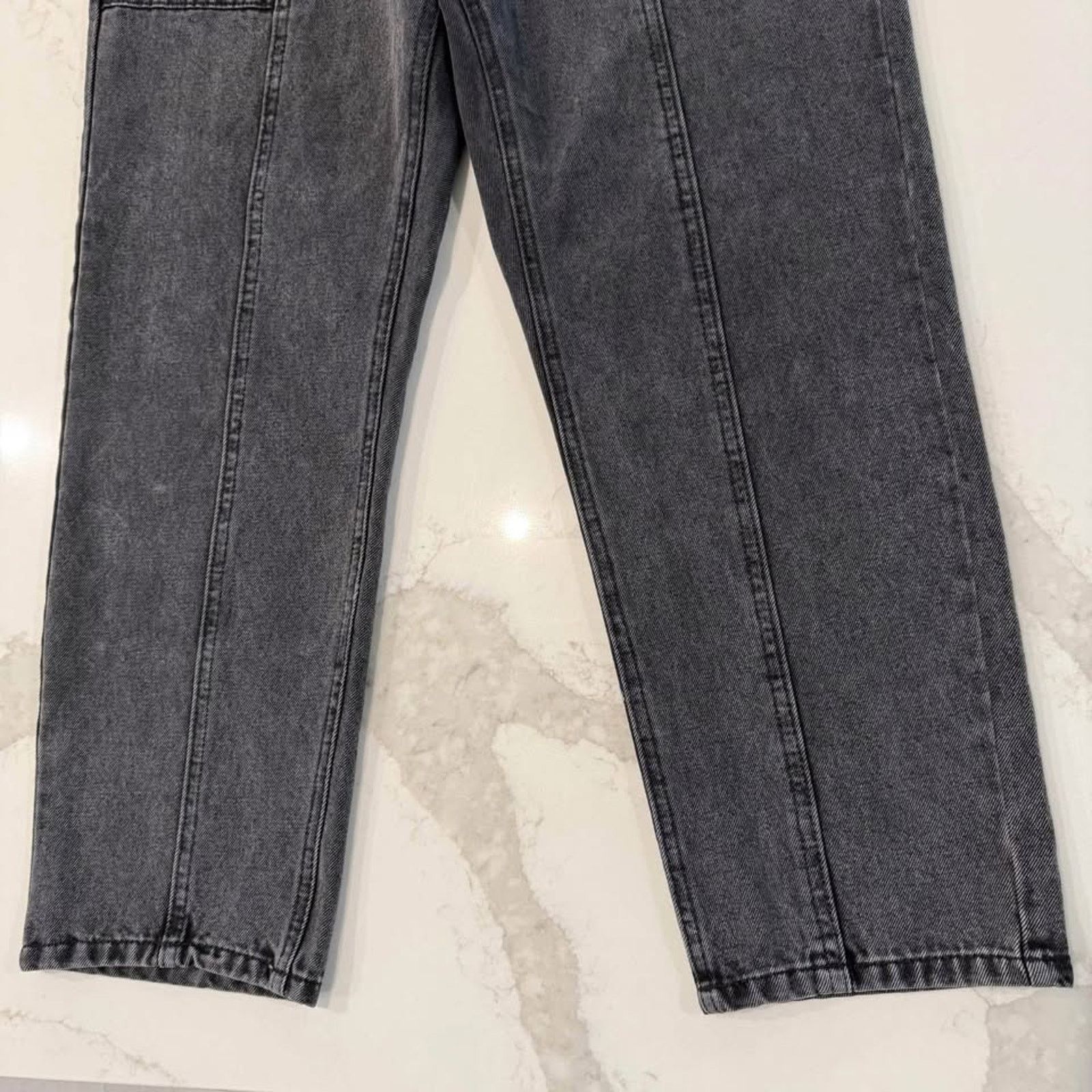 Forever 21 Forever 21 Front Seam Utility High Rise Mom Jeans Womens 29 Size 29" - 2 Thumbnail