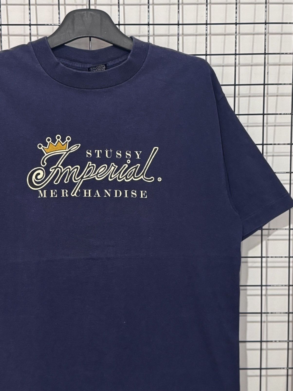 Stussy Vintage 80s‼️ Stüssy Crown Imperial Merchandise graphic tee. Size US L / EU 52-54 / 3 - 2 Thumbnail
