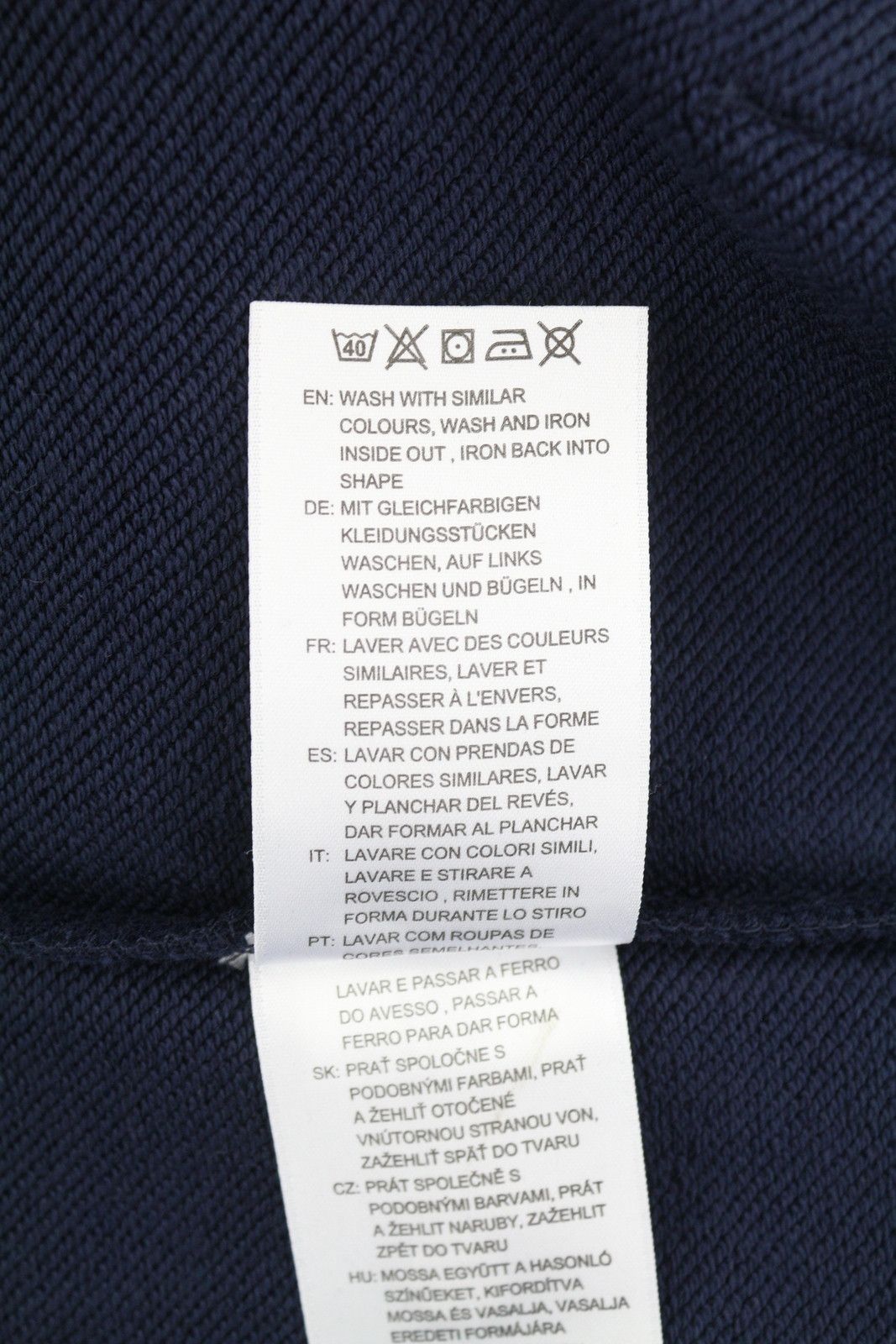 Gant N.H FULL ZIP L Evening Blue Logo Hoodie 87220 Size L / US 10 / IT 46 - 9 Thumbnail