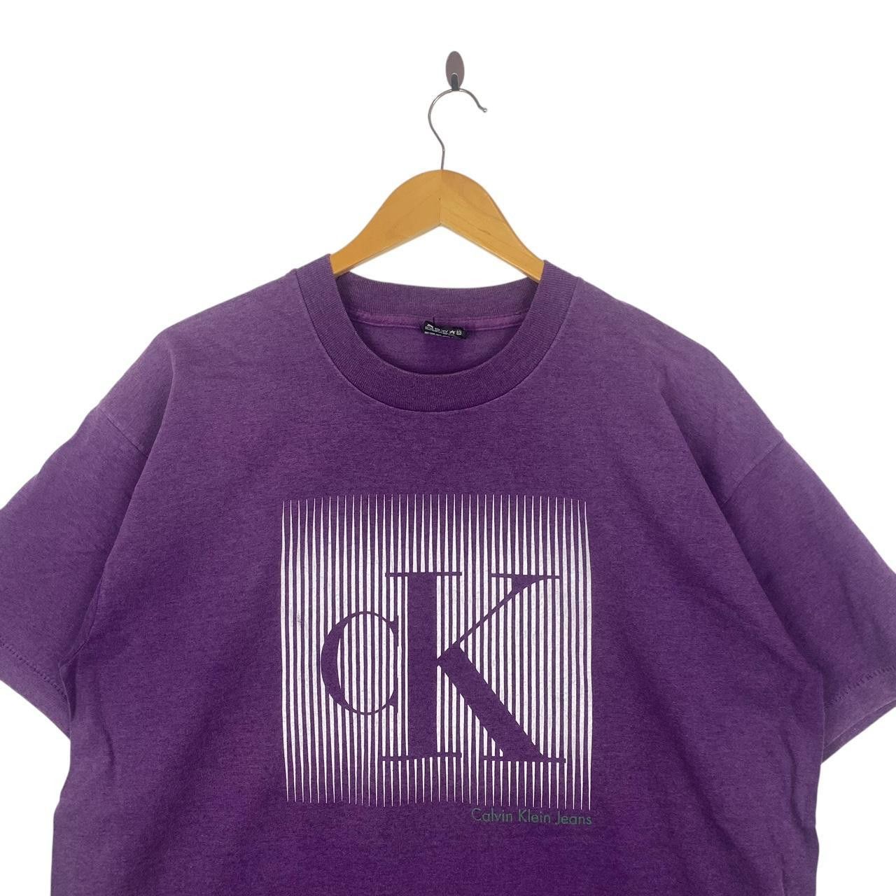 Vintage Vintage 90’ CALVIN KLEIN JEANS Collection CK Tee Size XL / US 12-14 / IT 48-50 - 2 Thumbnail