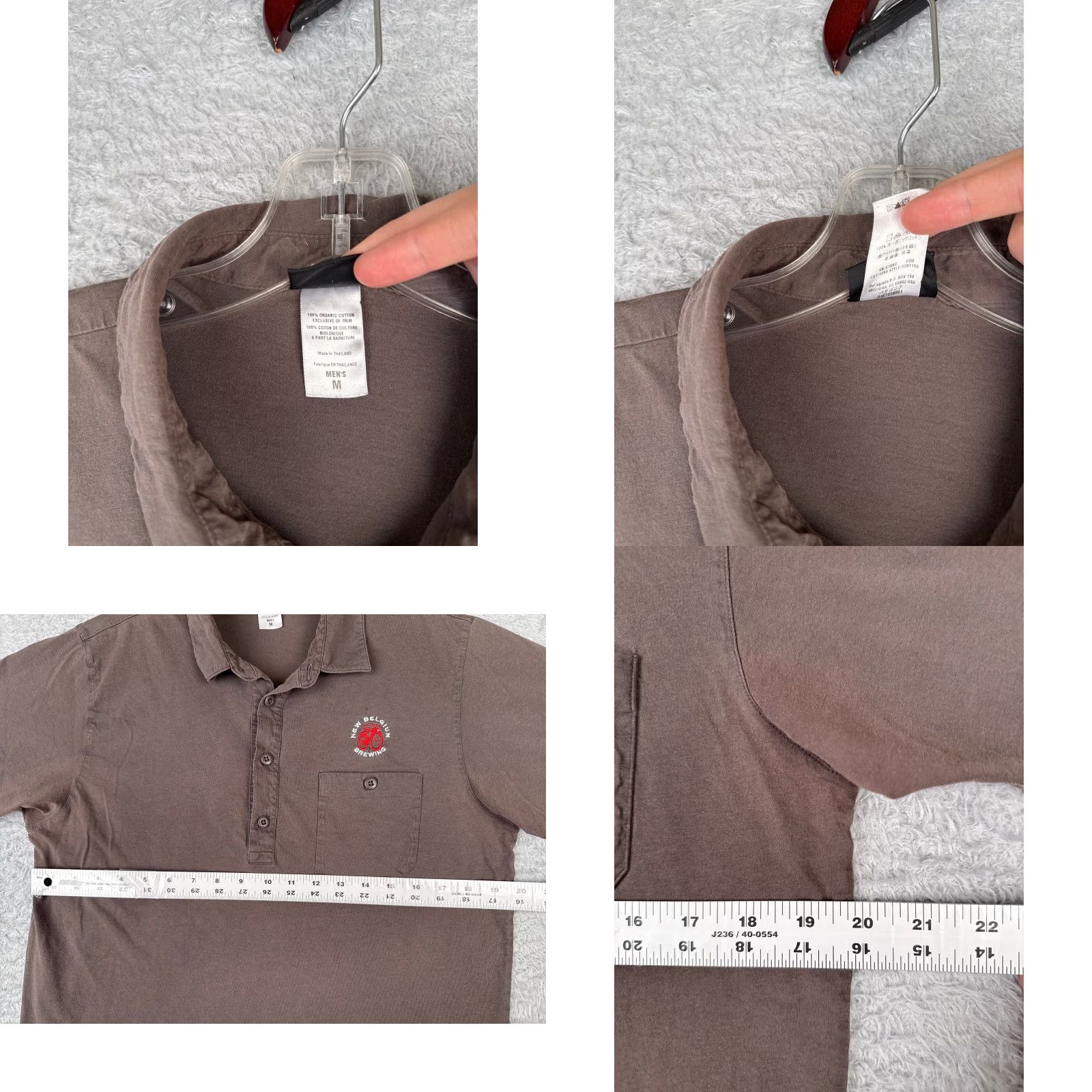 Patagonia Patagonia Polo Shirt Adult Medium Gray Cotton Knit New Bern? Size US M / EU 48-50 / 2 - 8 Thumbnail
